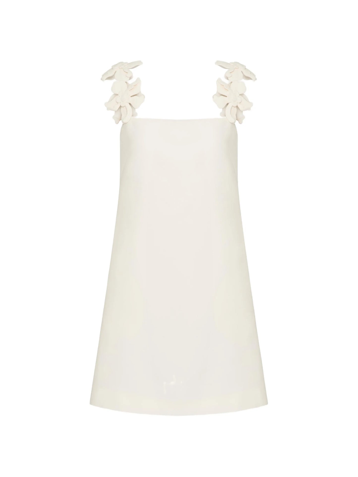 Crepe Couture embroidered mini dress