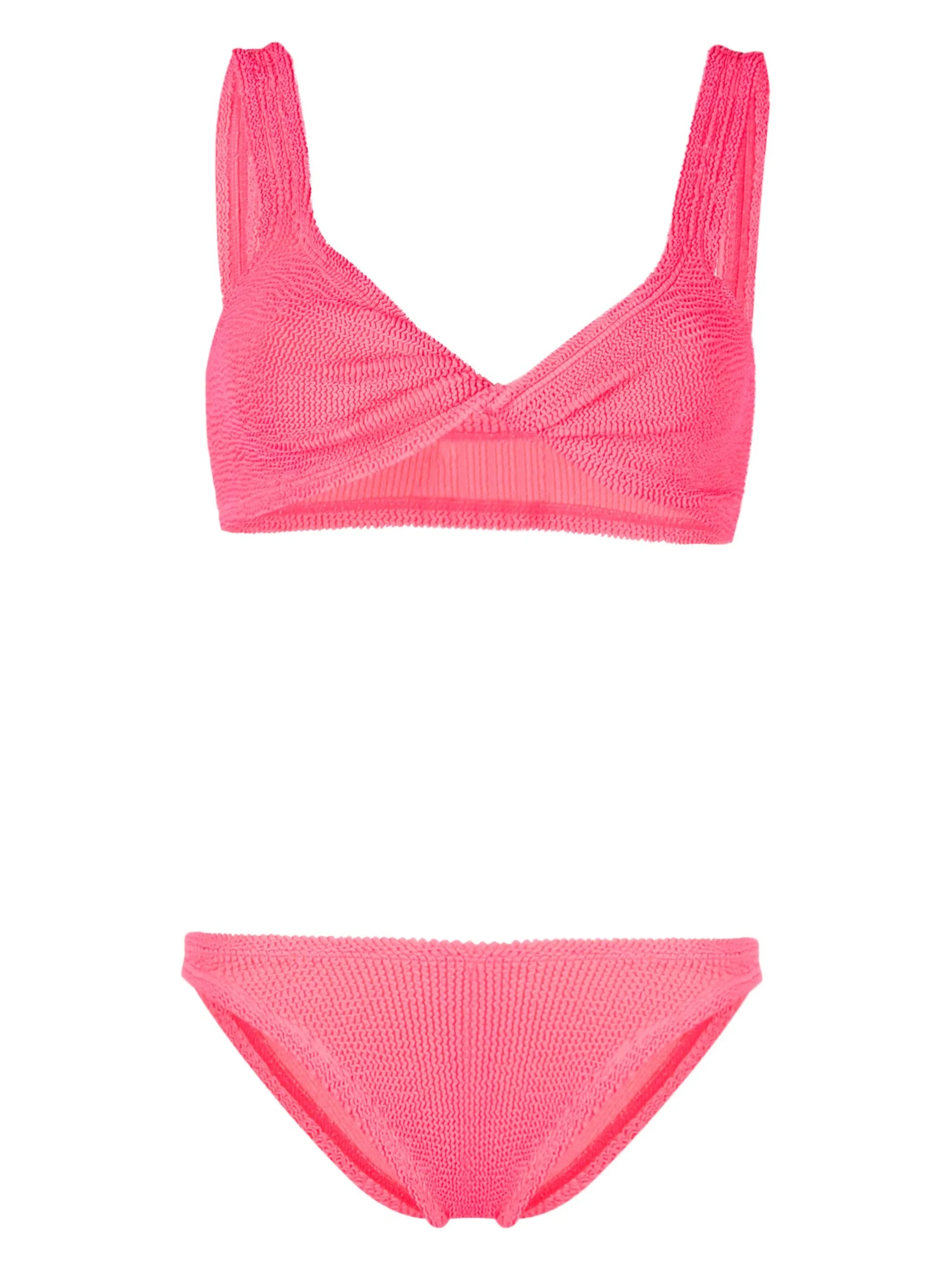 Juno crinkled twist bikini