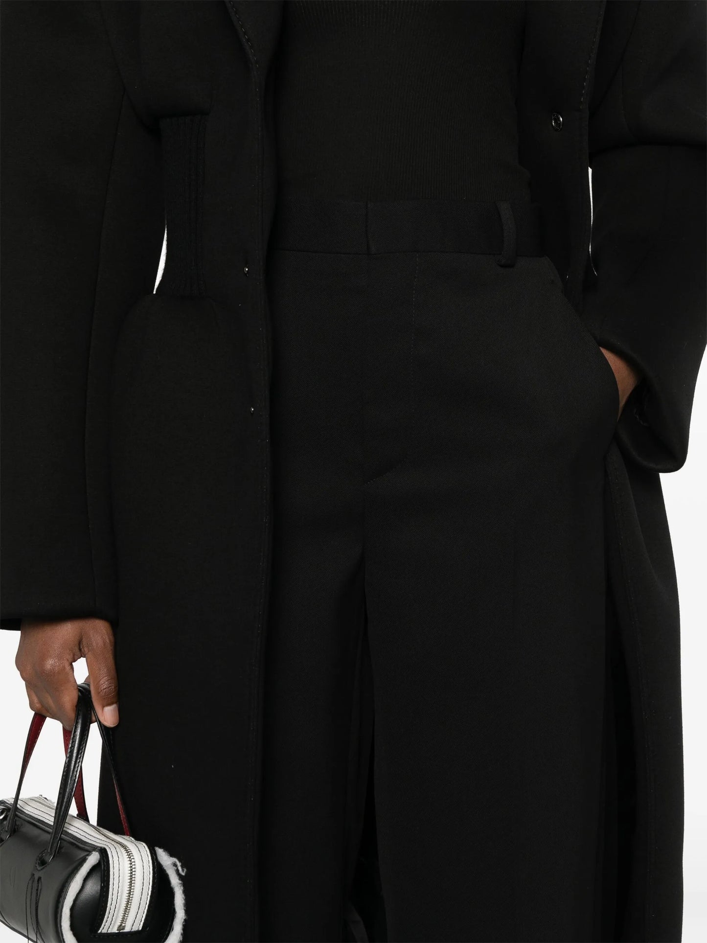 straight-leg trousers