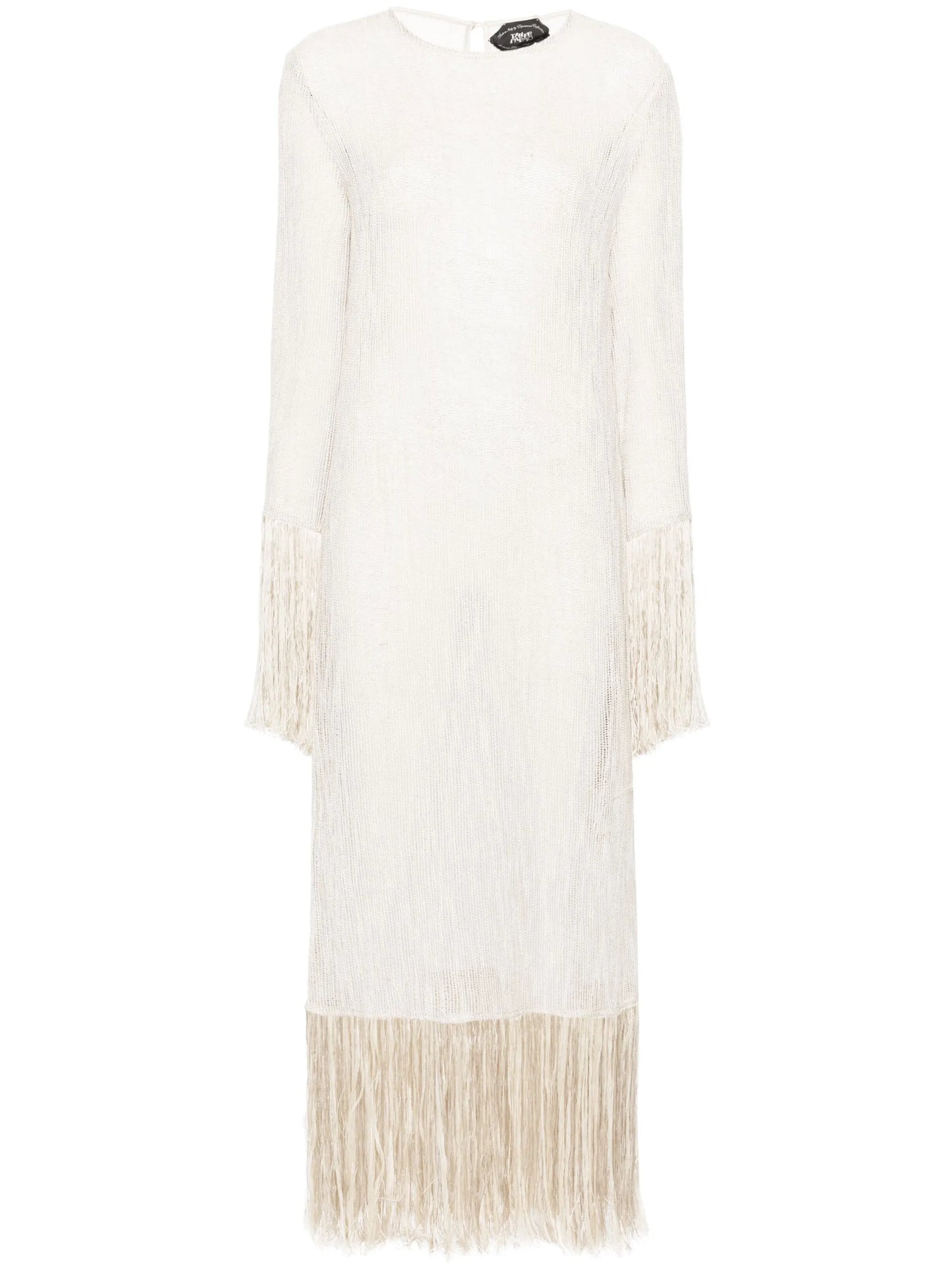 Nile fringed midi dress