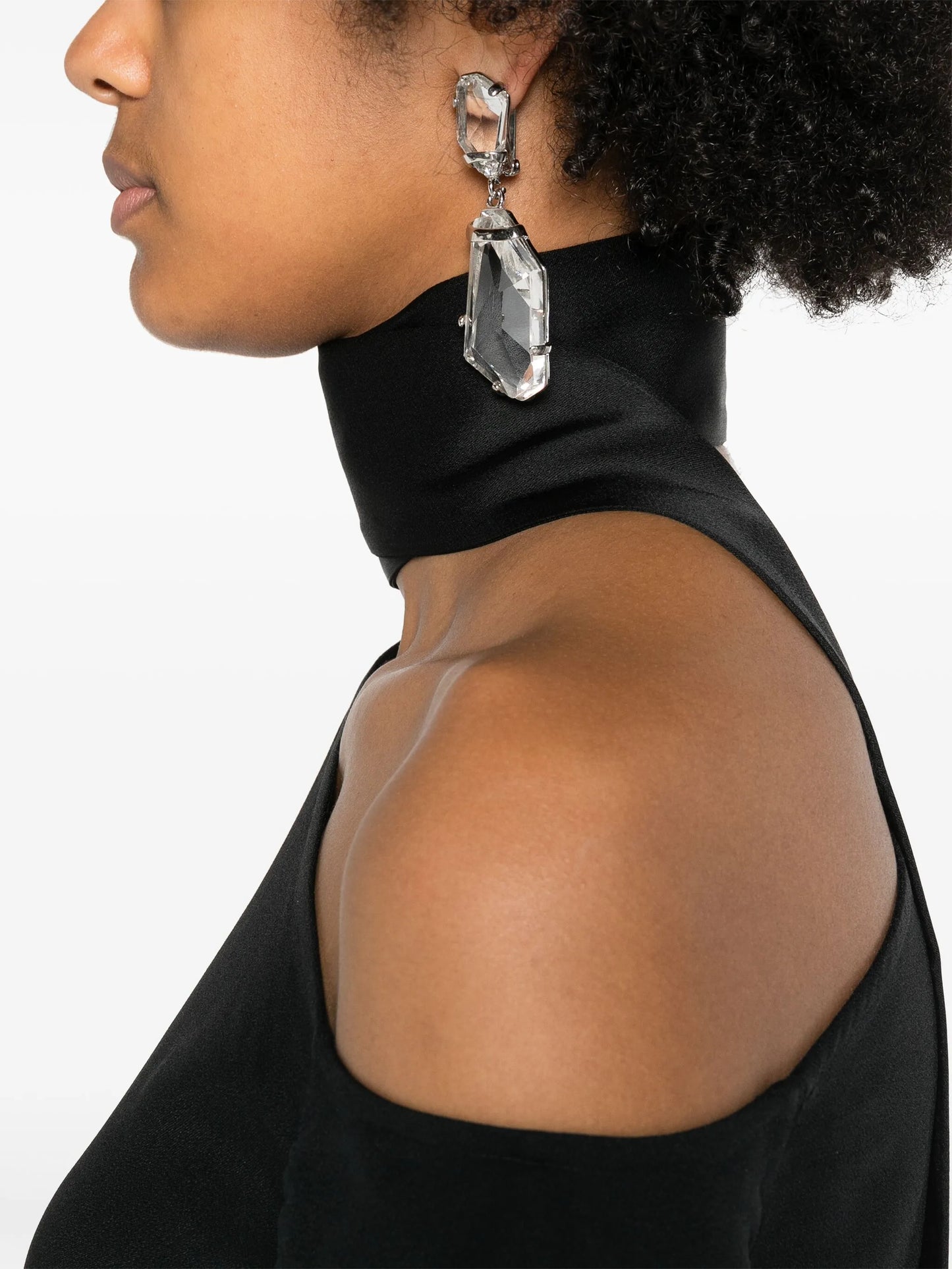 Adige feather-trim minidress