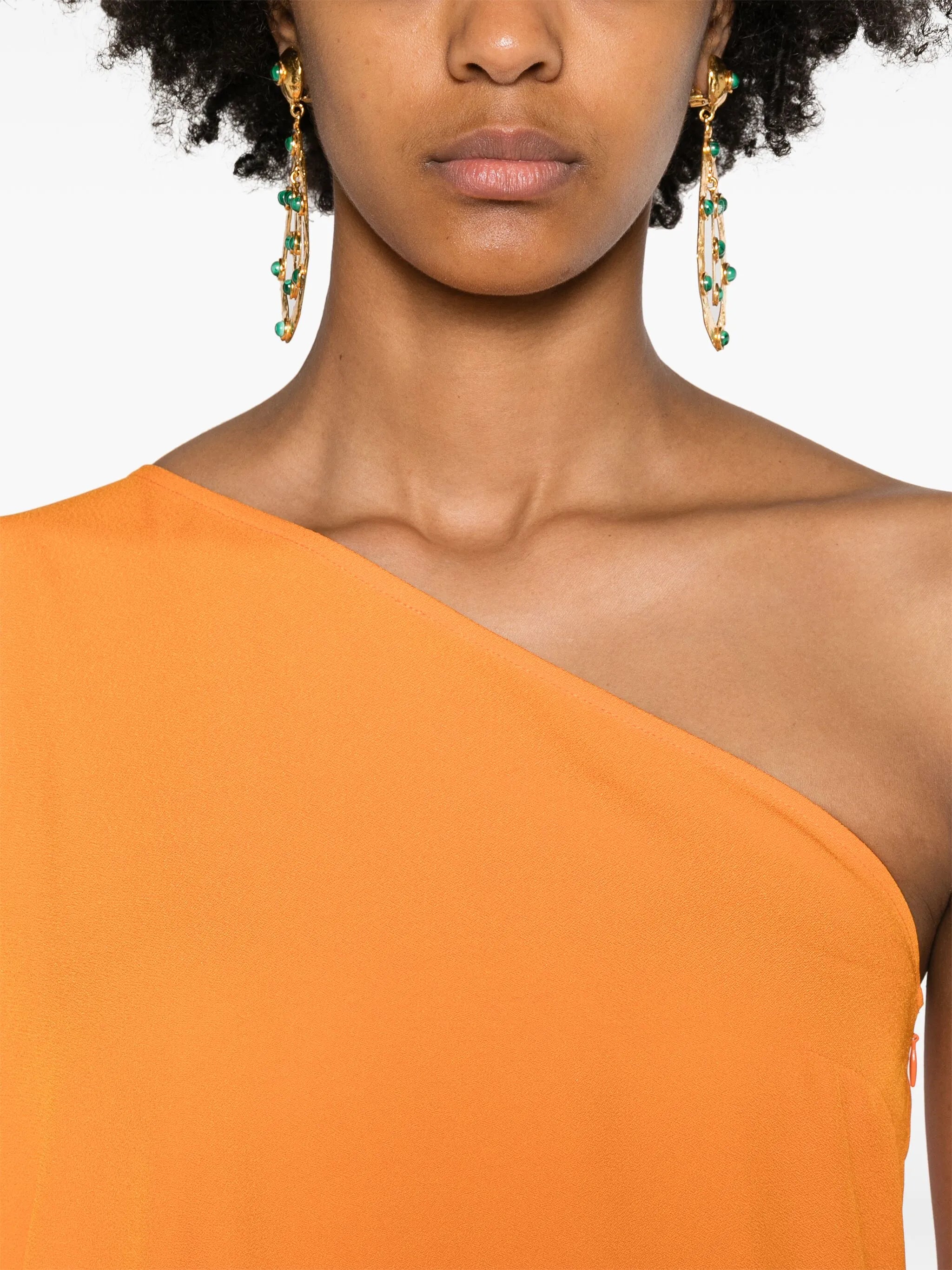 Arno one-shoulder midi dress