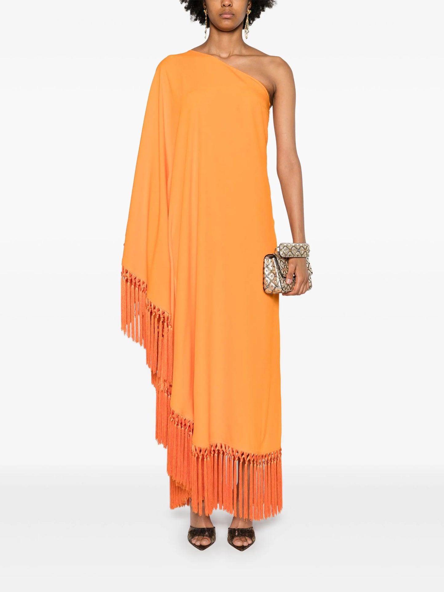 Arno one-shoulder midi dress