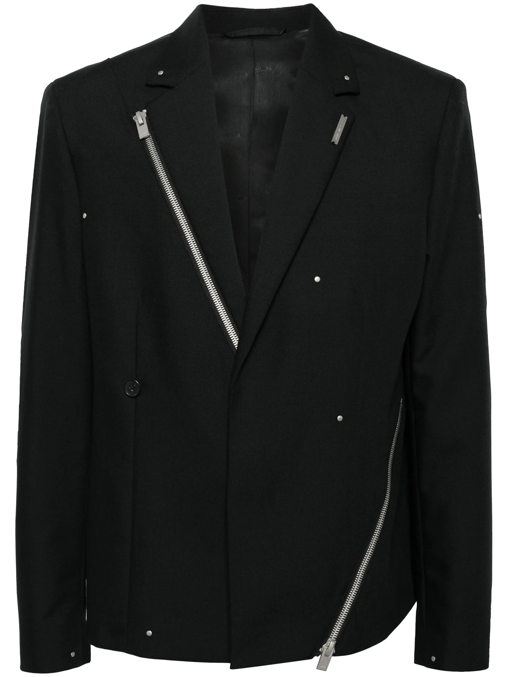 wool-kid mohair blend tailored jacket