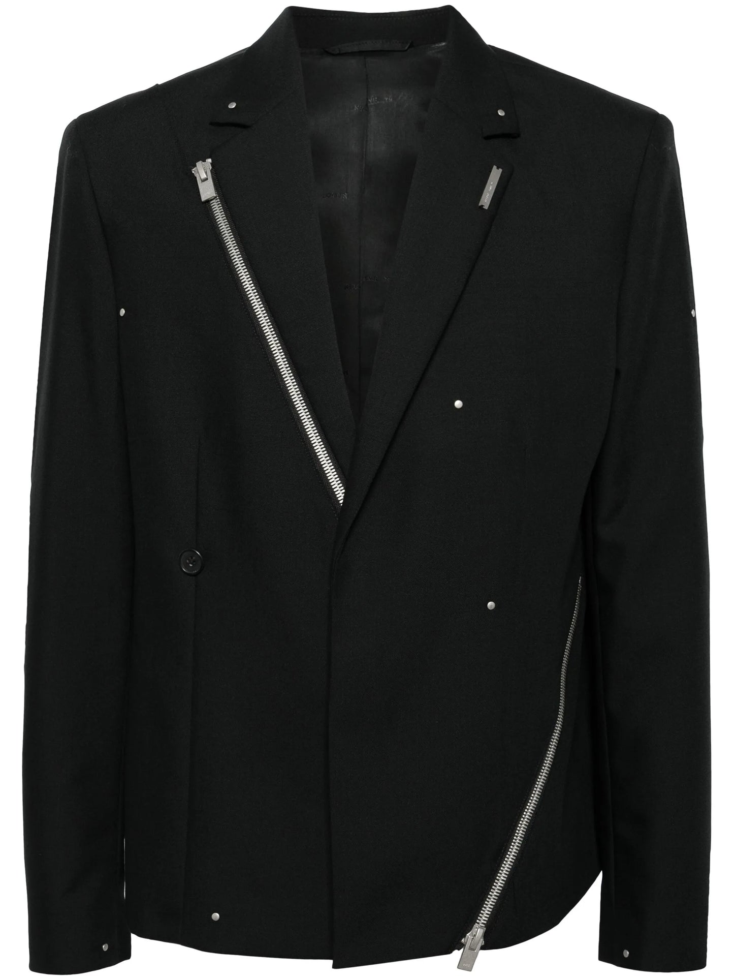 wool-kid mohair blend tailored jacket