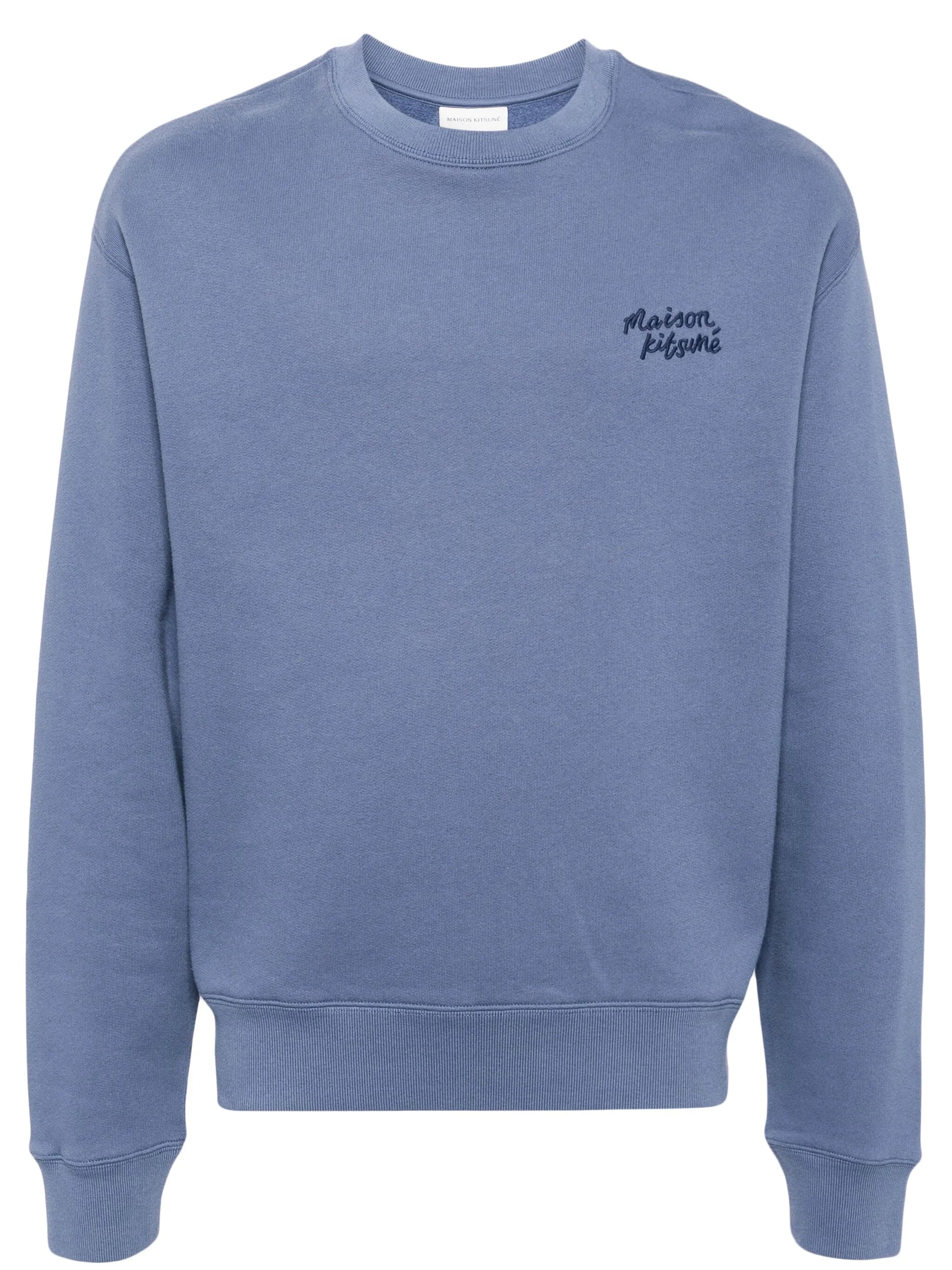 logo-embroidered sweatshirt