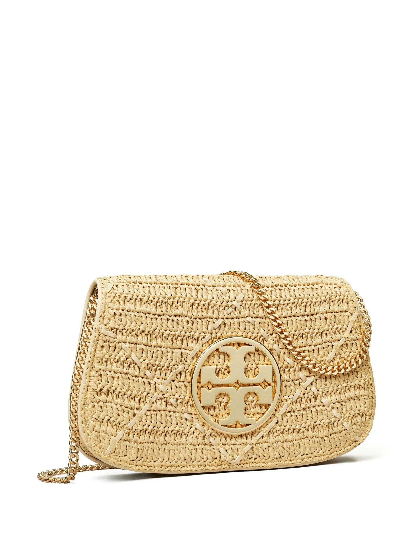 Reva raffia clutch bag