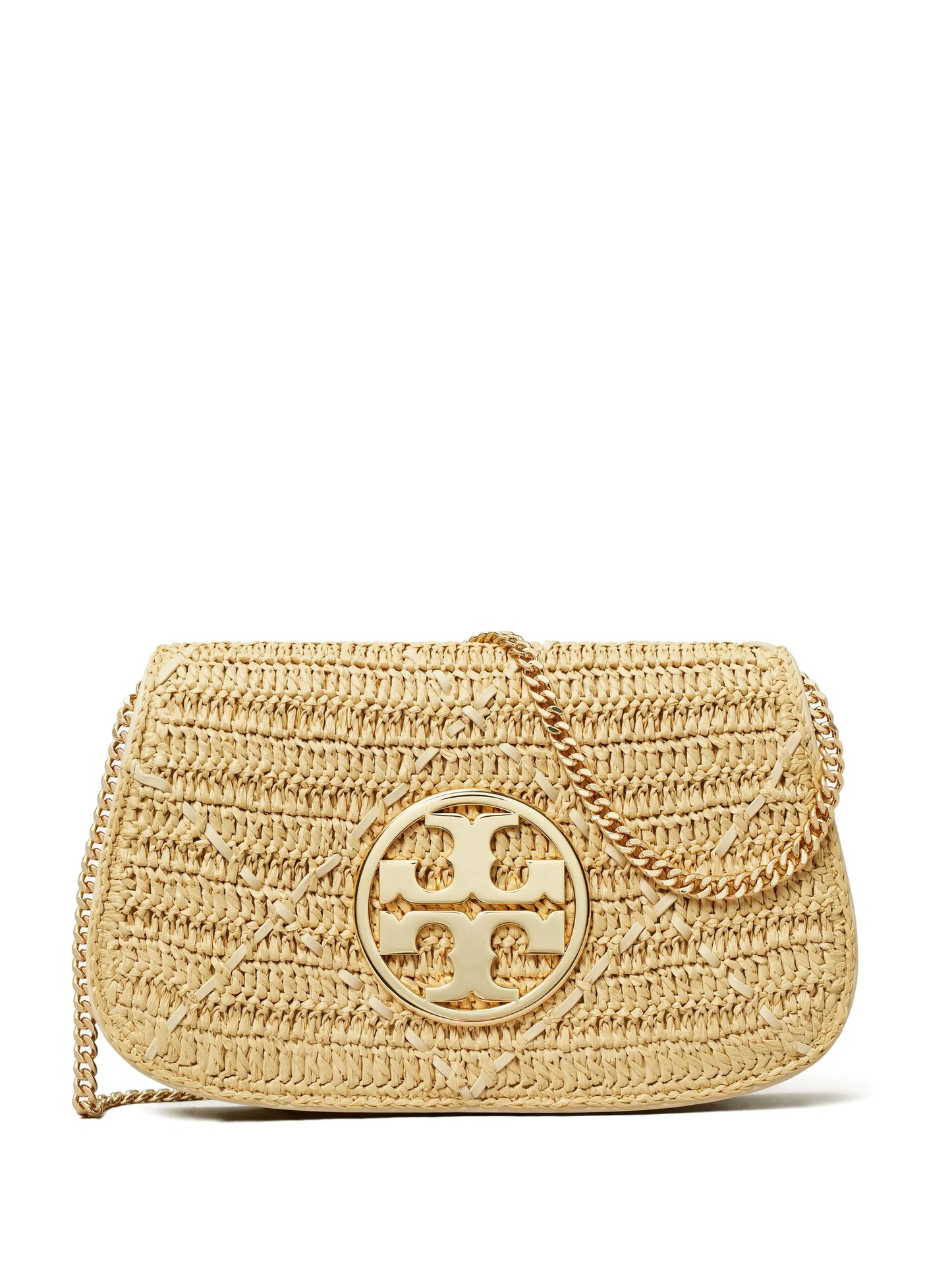 Reva raffia clutch bag