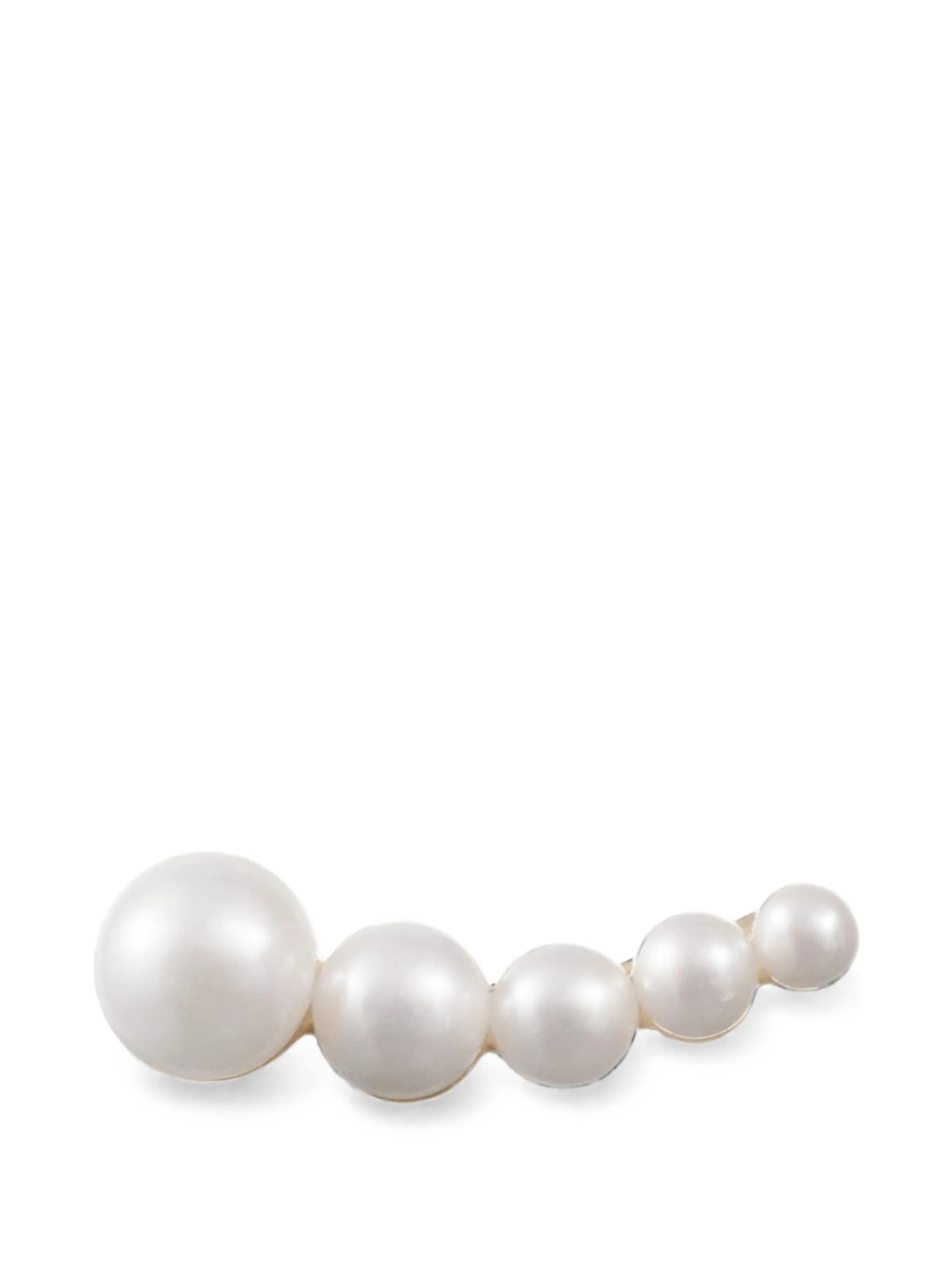 Petite Croissant Japonais freshwater pearl single earring