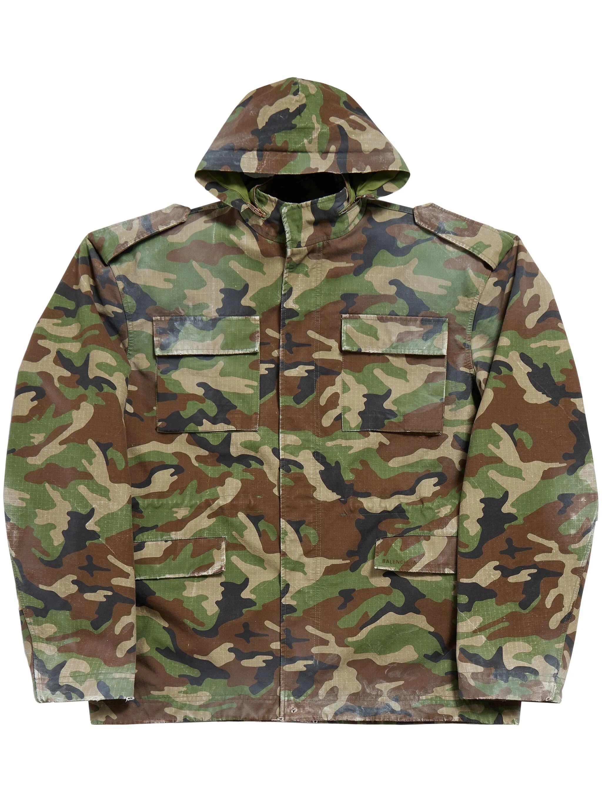 camouflage-print cotton jacket