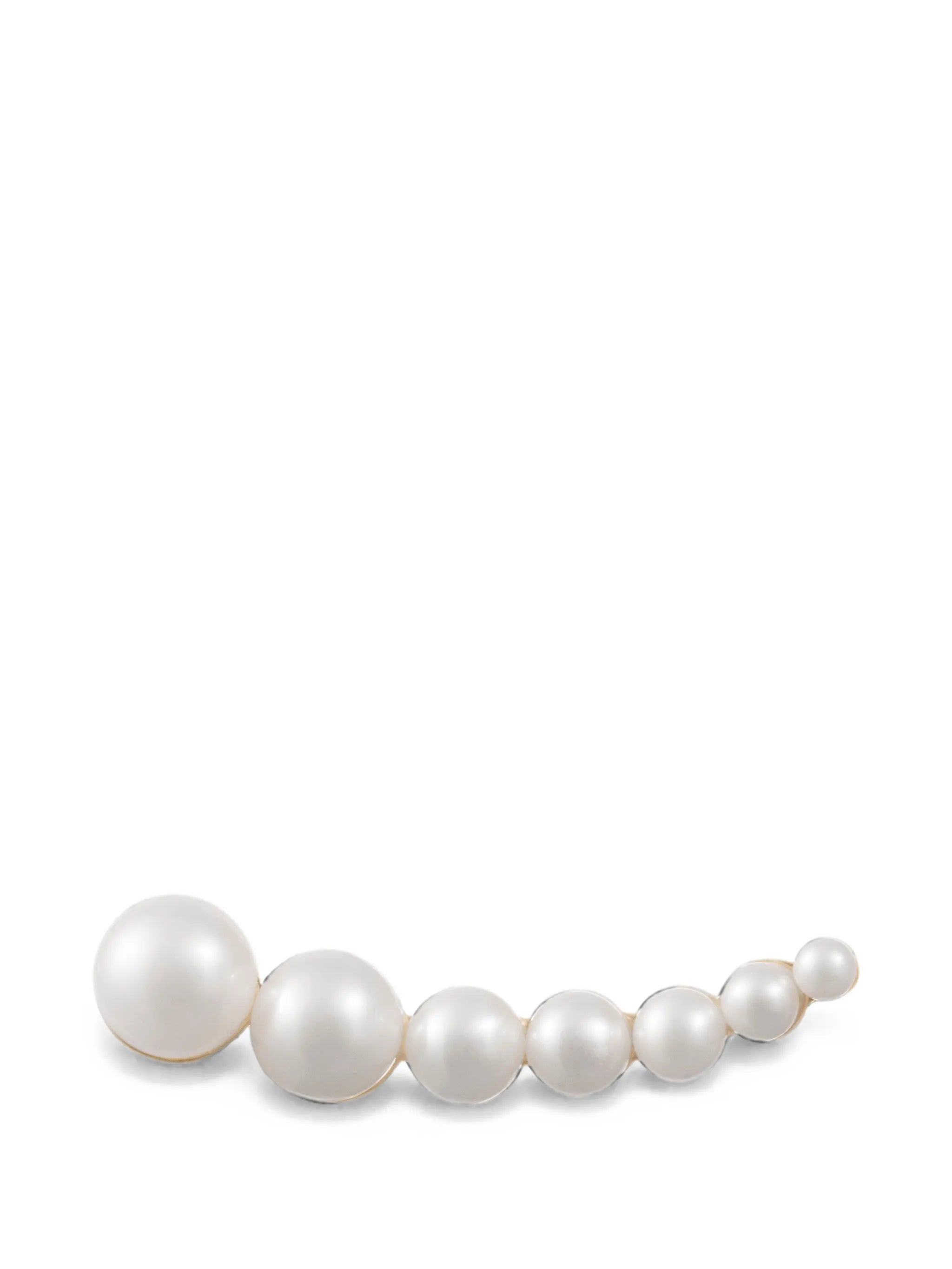 Croissant Japonais pearl single earring