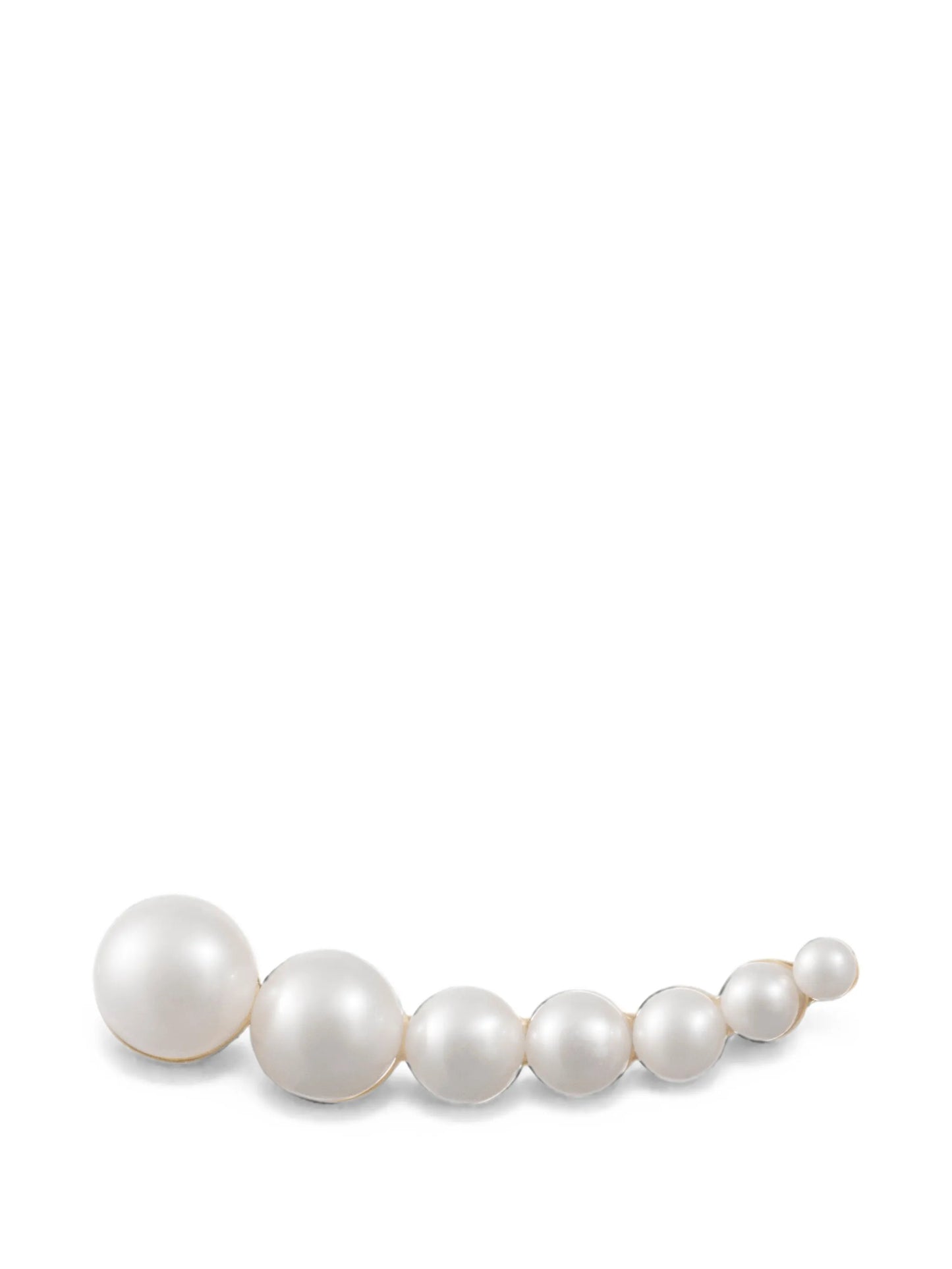 Croissant Japonais pearl single earring