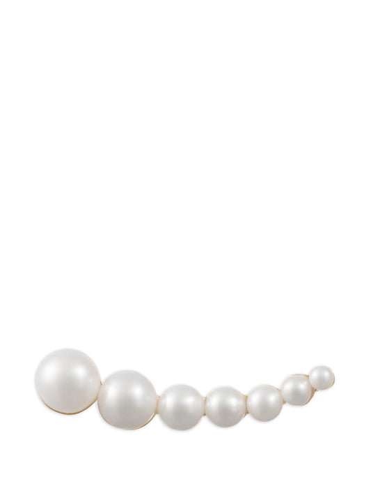 Croissant Japonais pearl single earring
