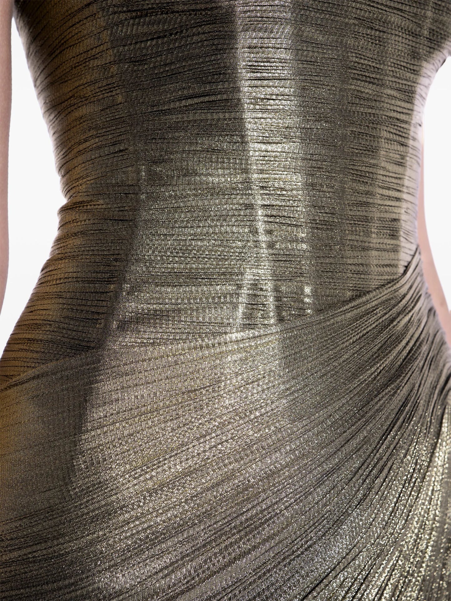 Ruby metallic midi dress