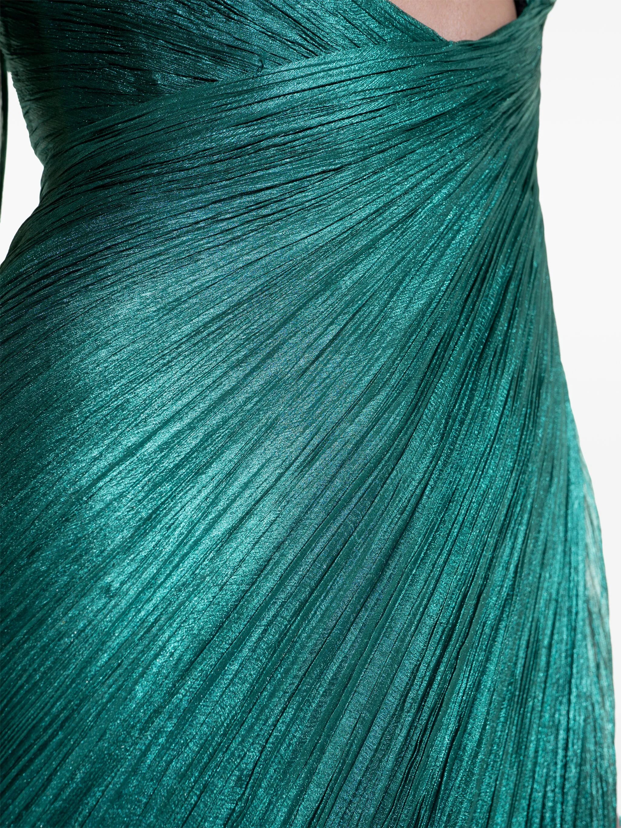 Claudine one-shoulder gown