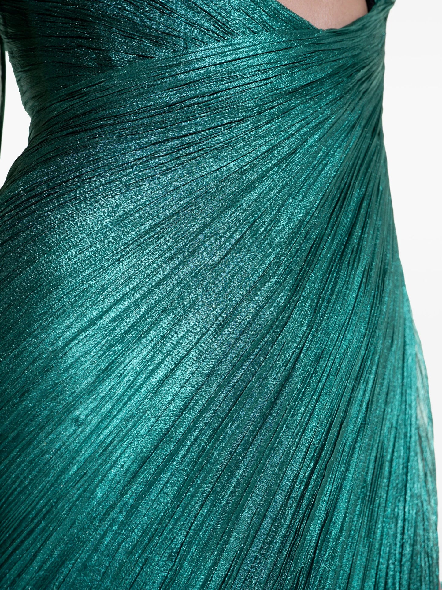 Claudine one-shoulder gown