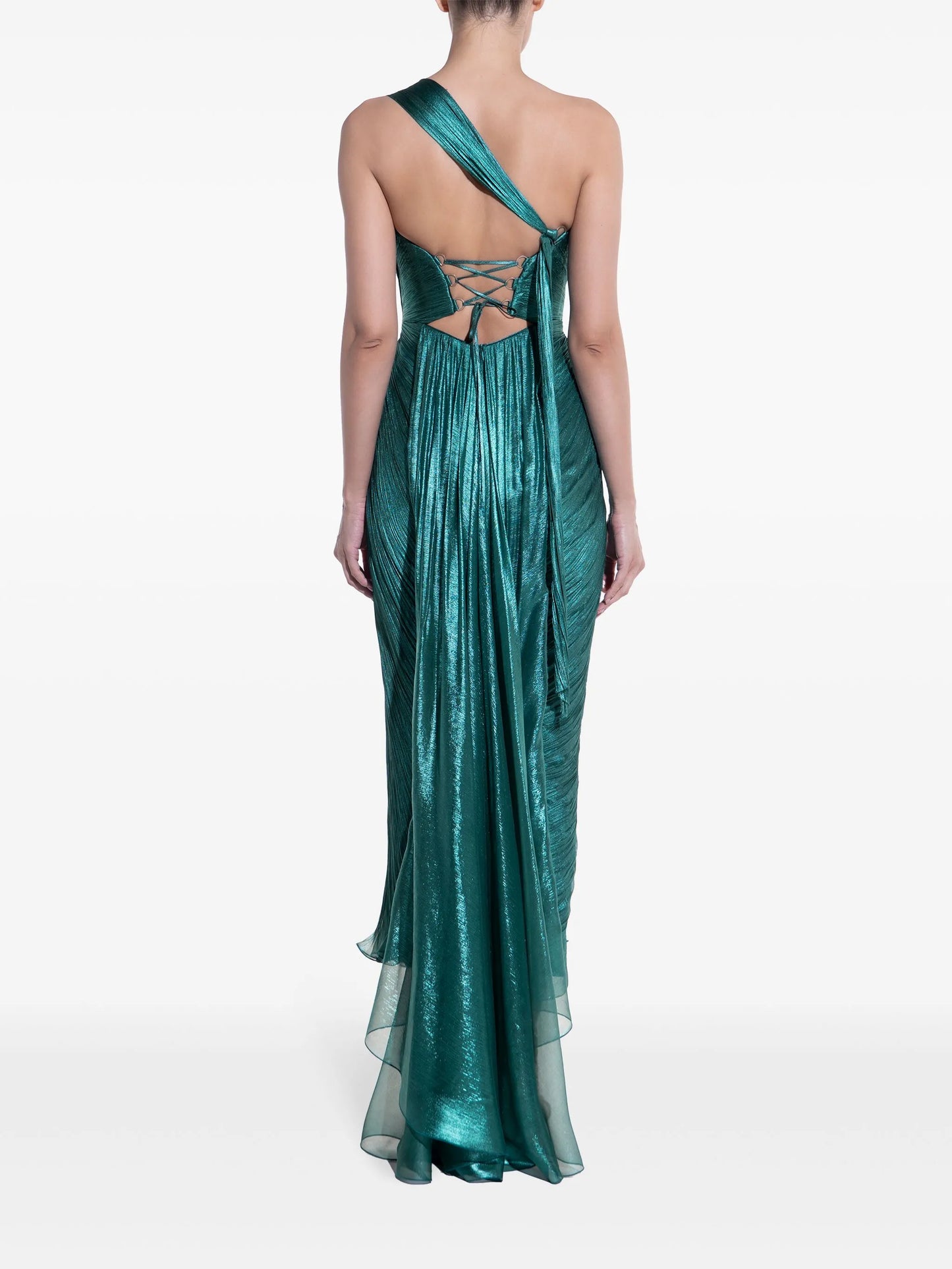 Claudine one-shoulder gown