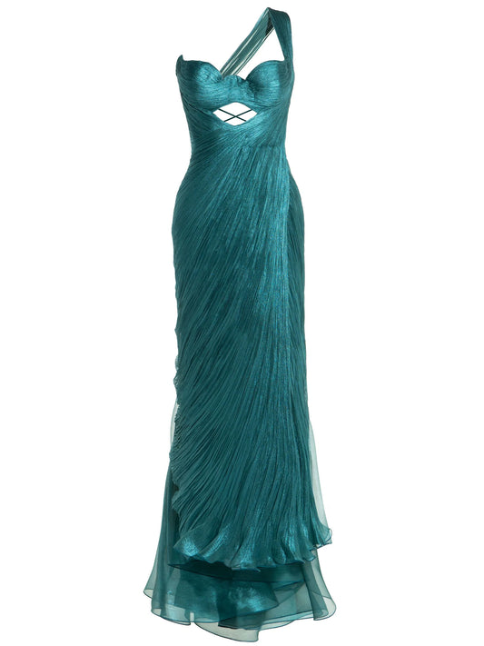 Claudine one-shoulder gown