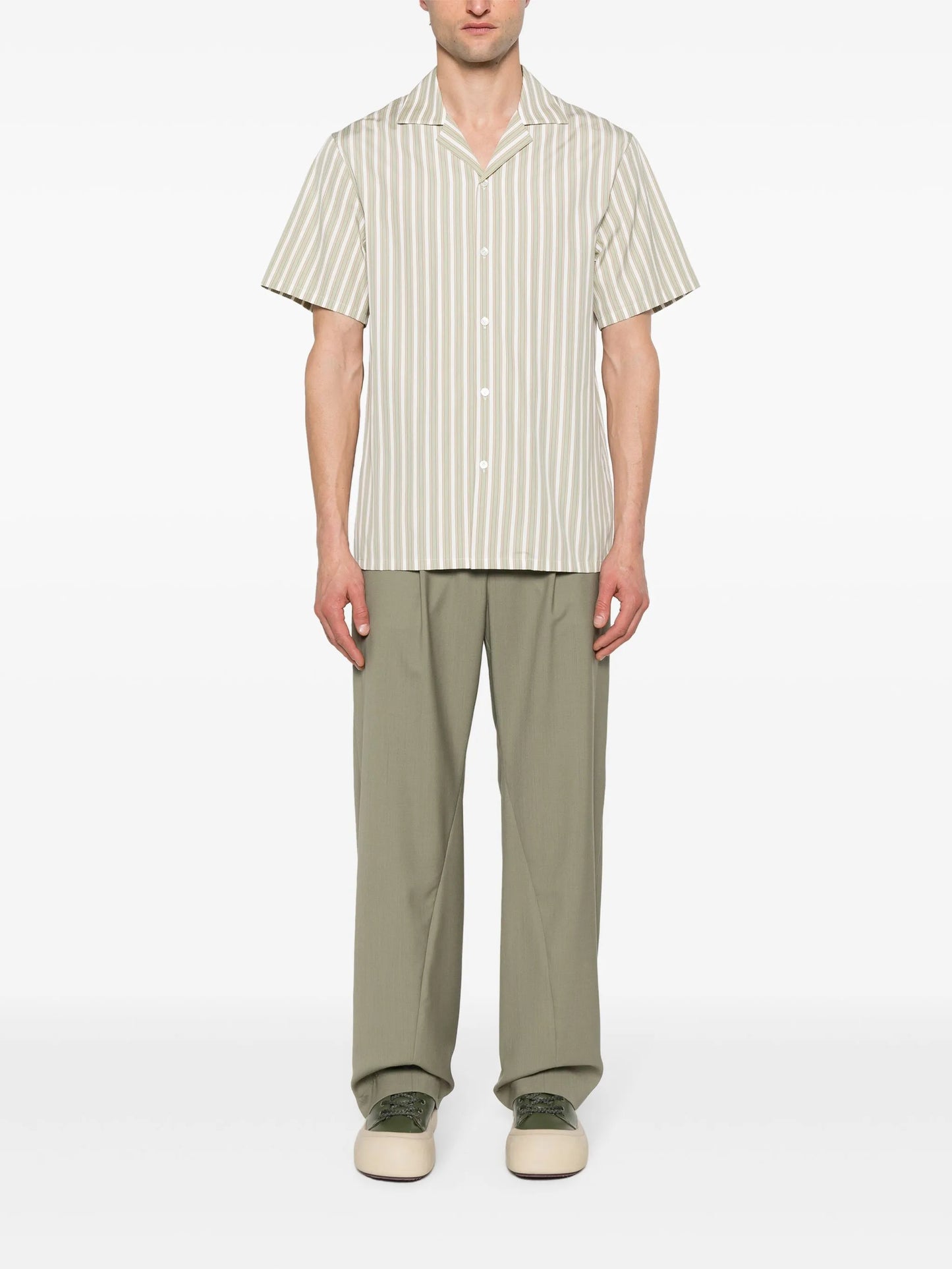 striped bowling shirt