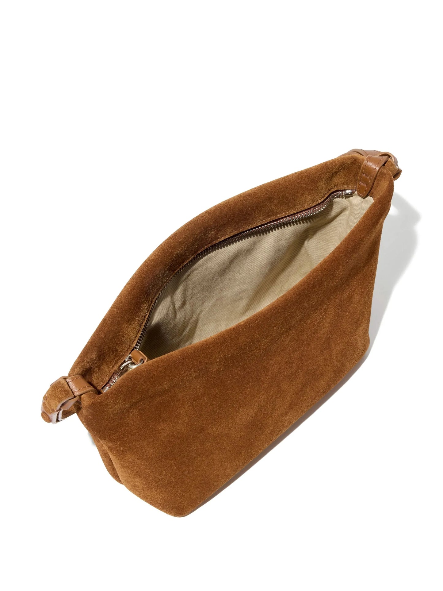 Bond suede shouler bag