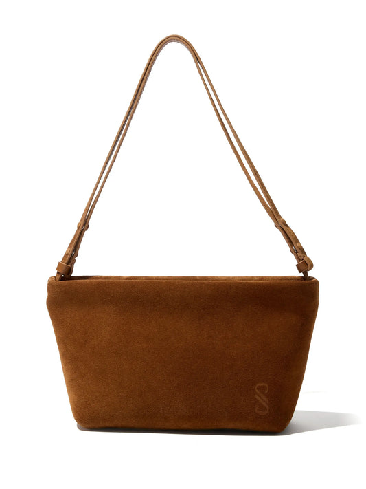 Bond suede shouler bag