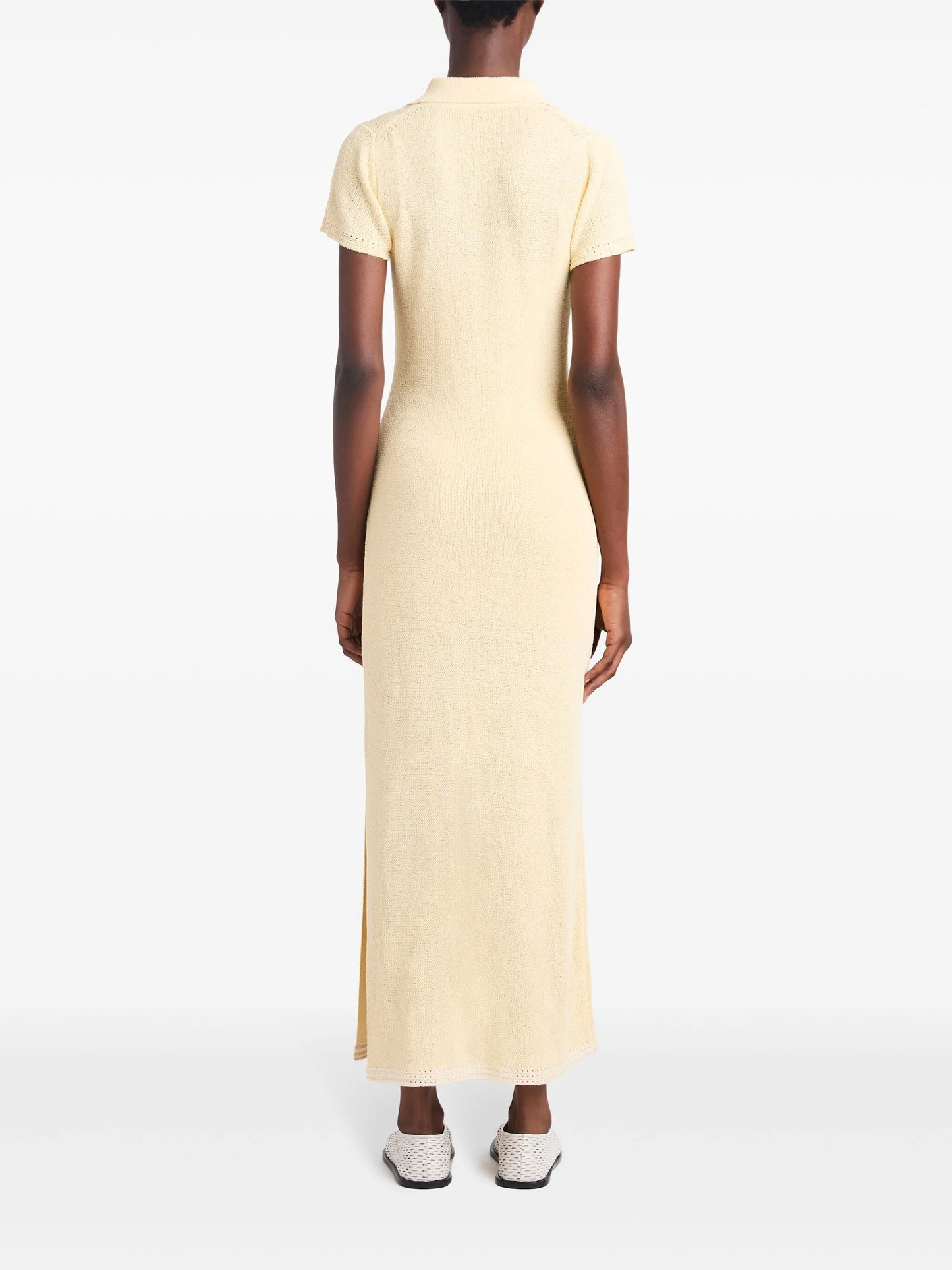 short-sleeve knit dress