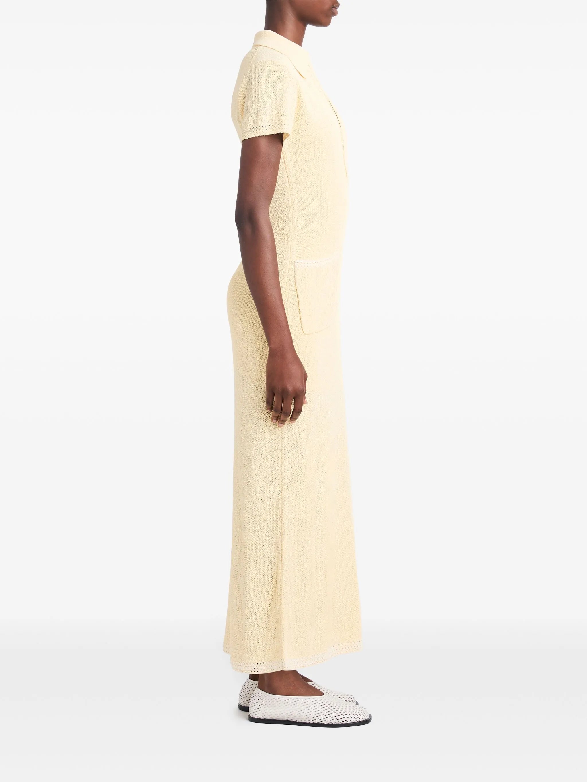short-sleeve knit dress