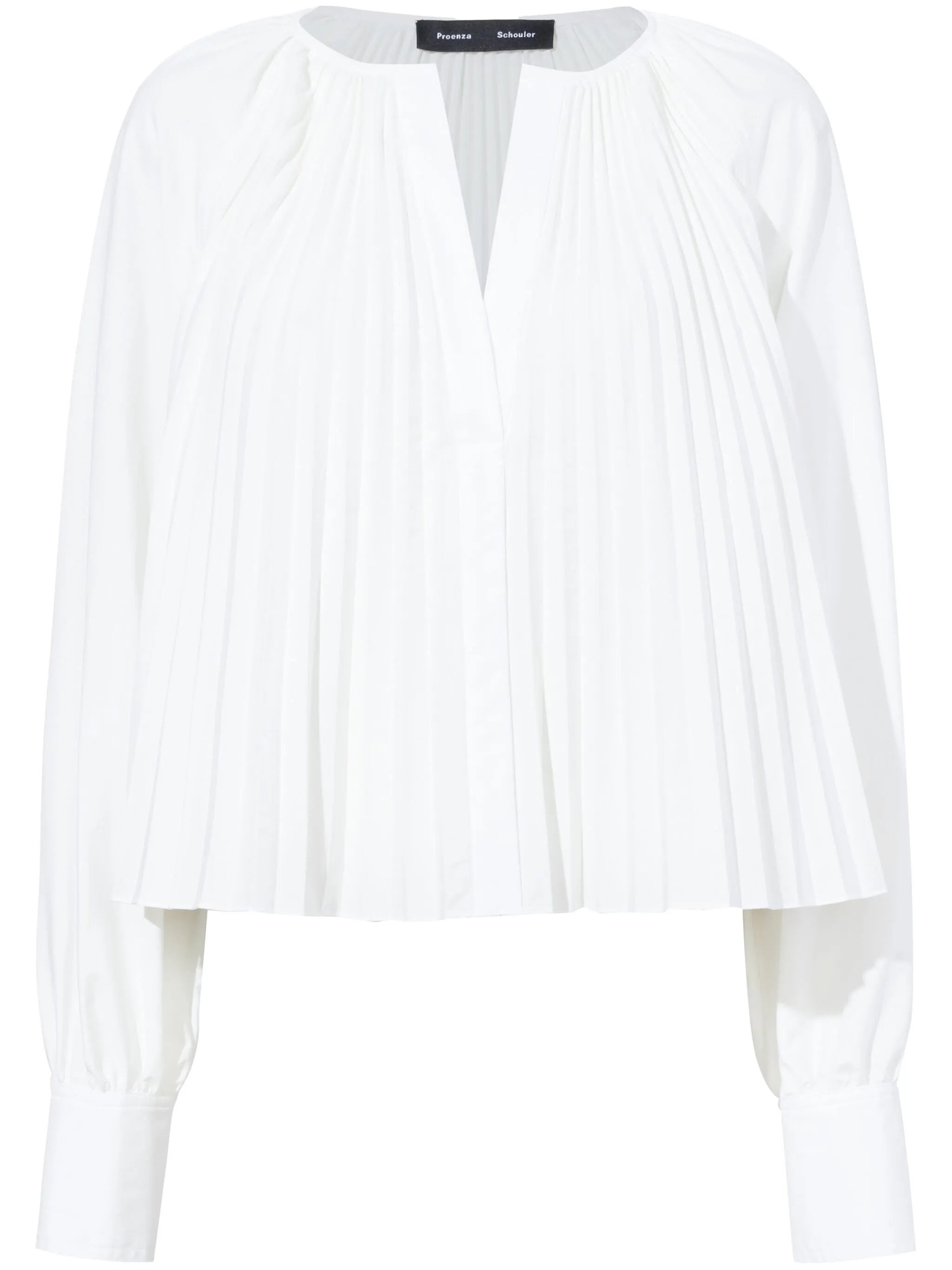 Monica pleat-detailing blouse