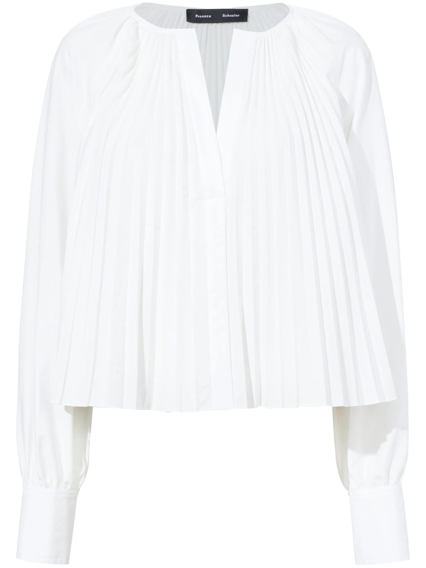 Monica pleat-detailing blouse