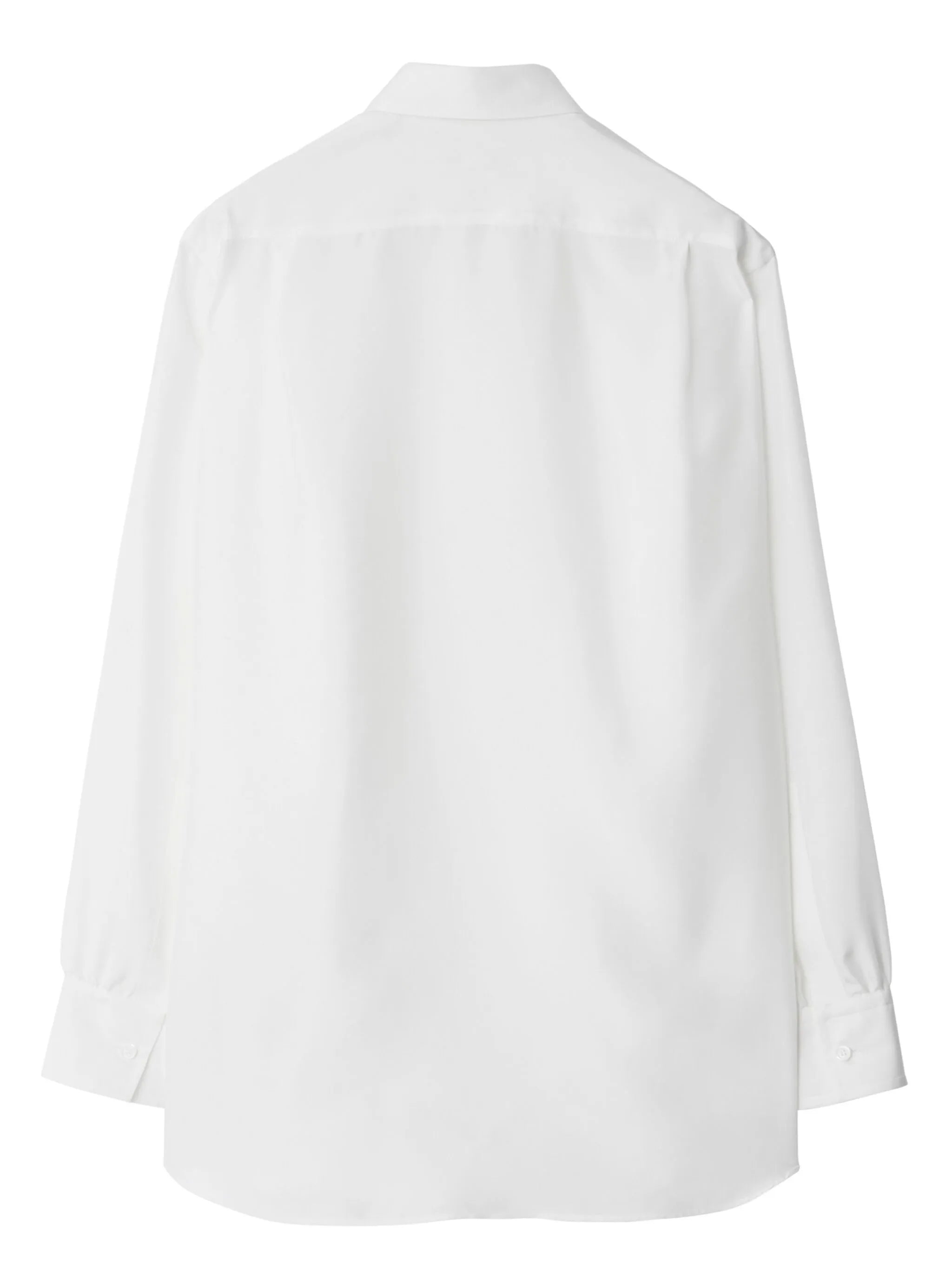long-sleeve silk shirt