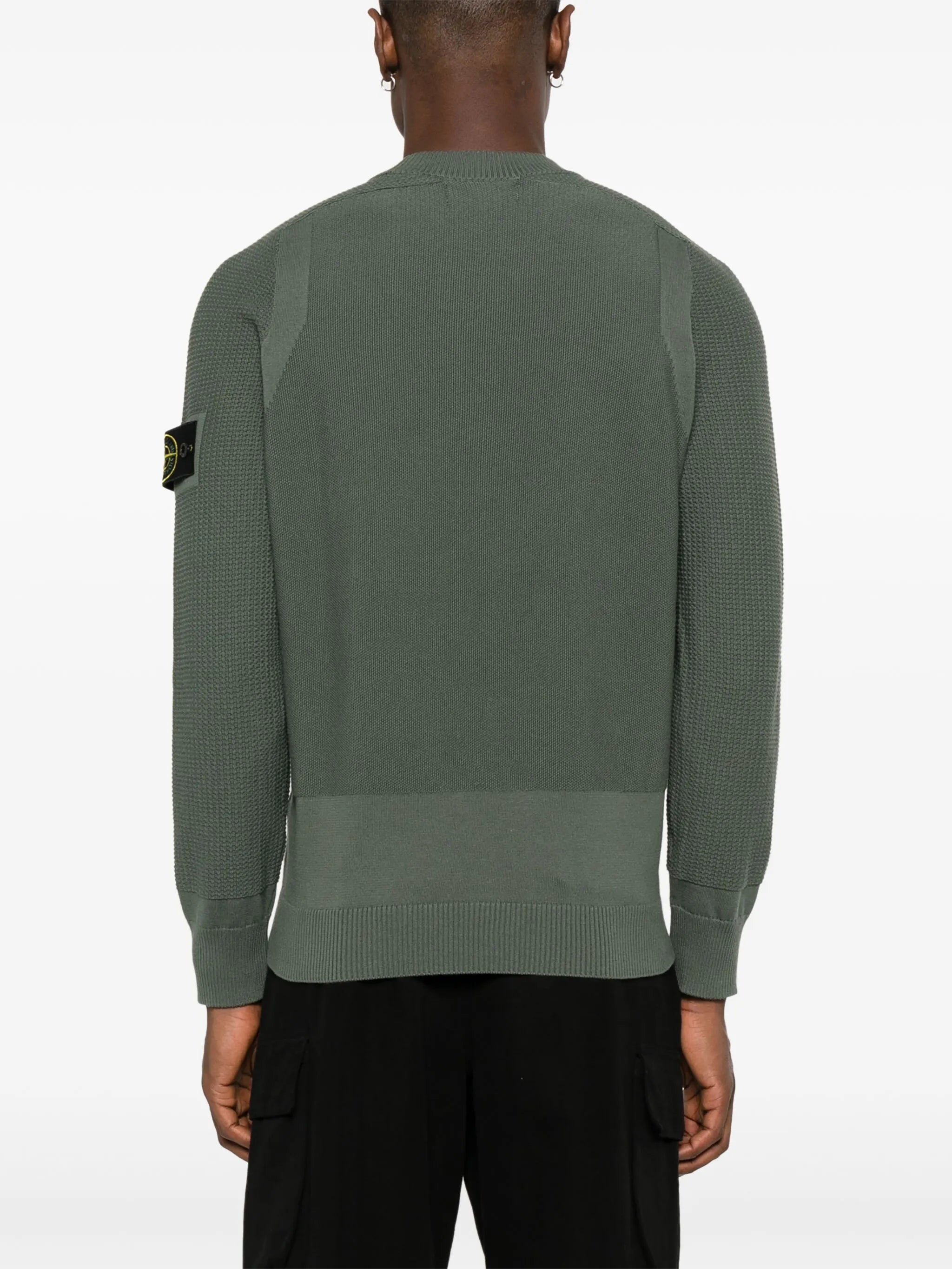 Compass-motif jumper