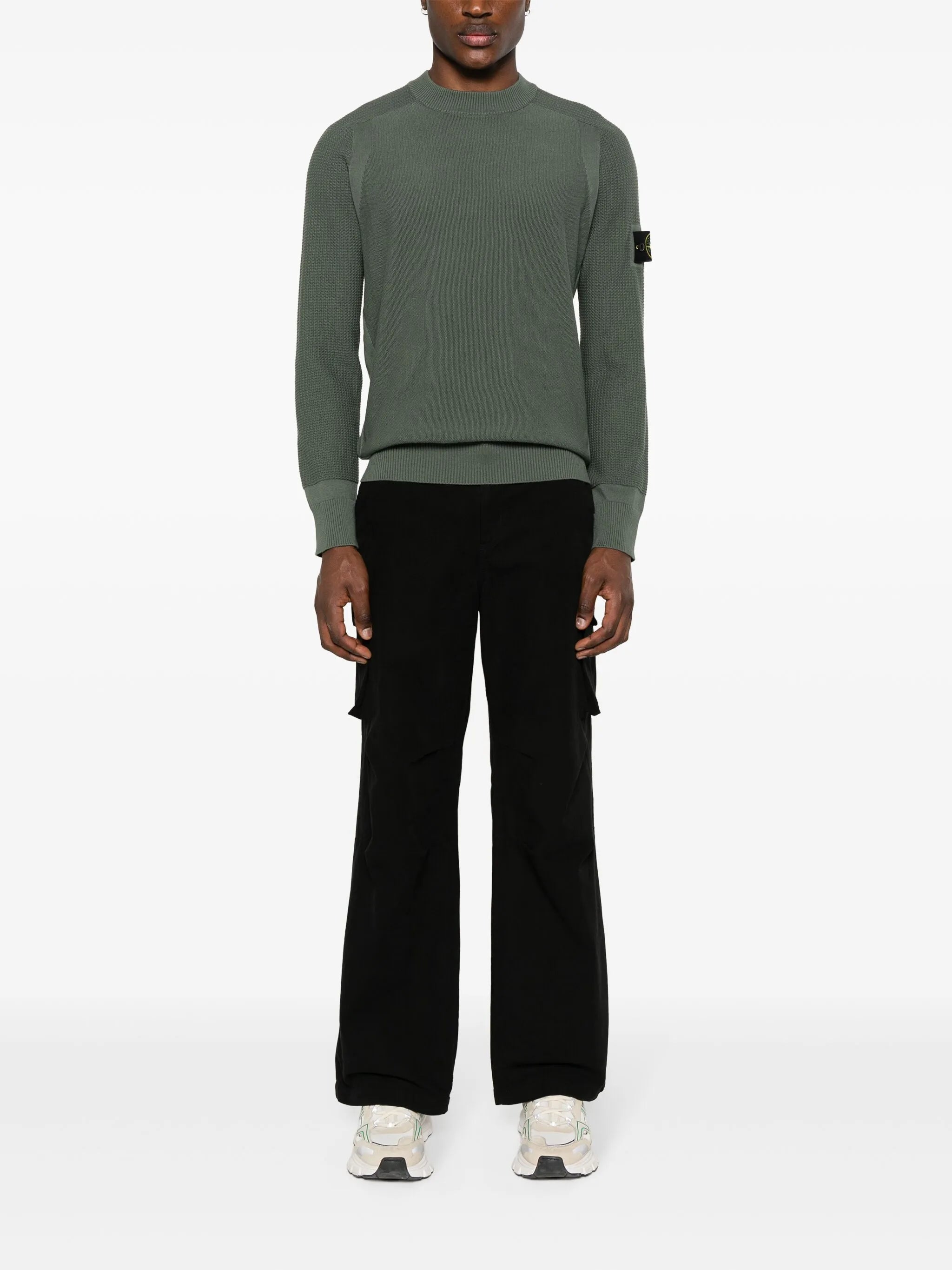Compass-motif jumper