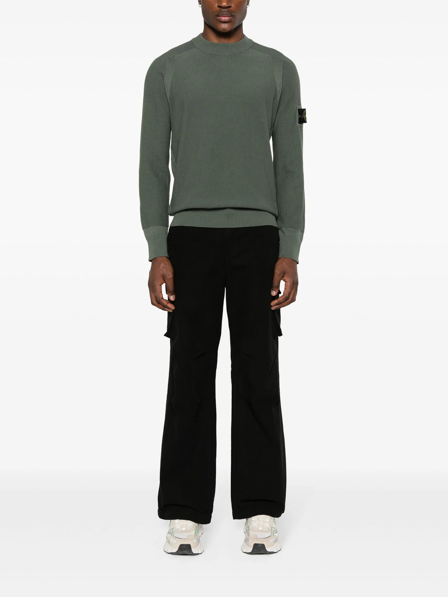 Compass-motif jumper