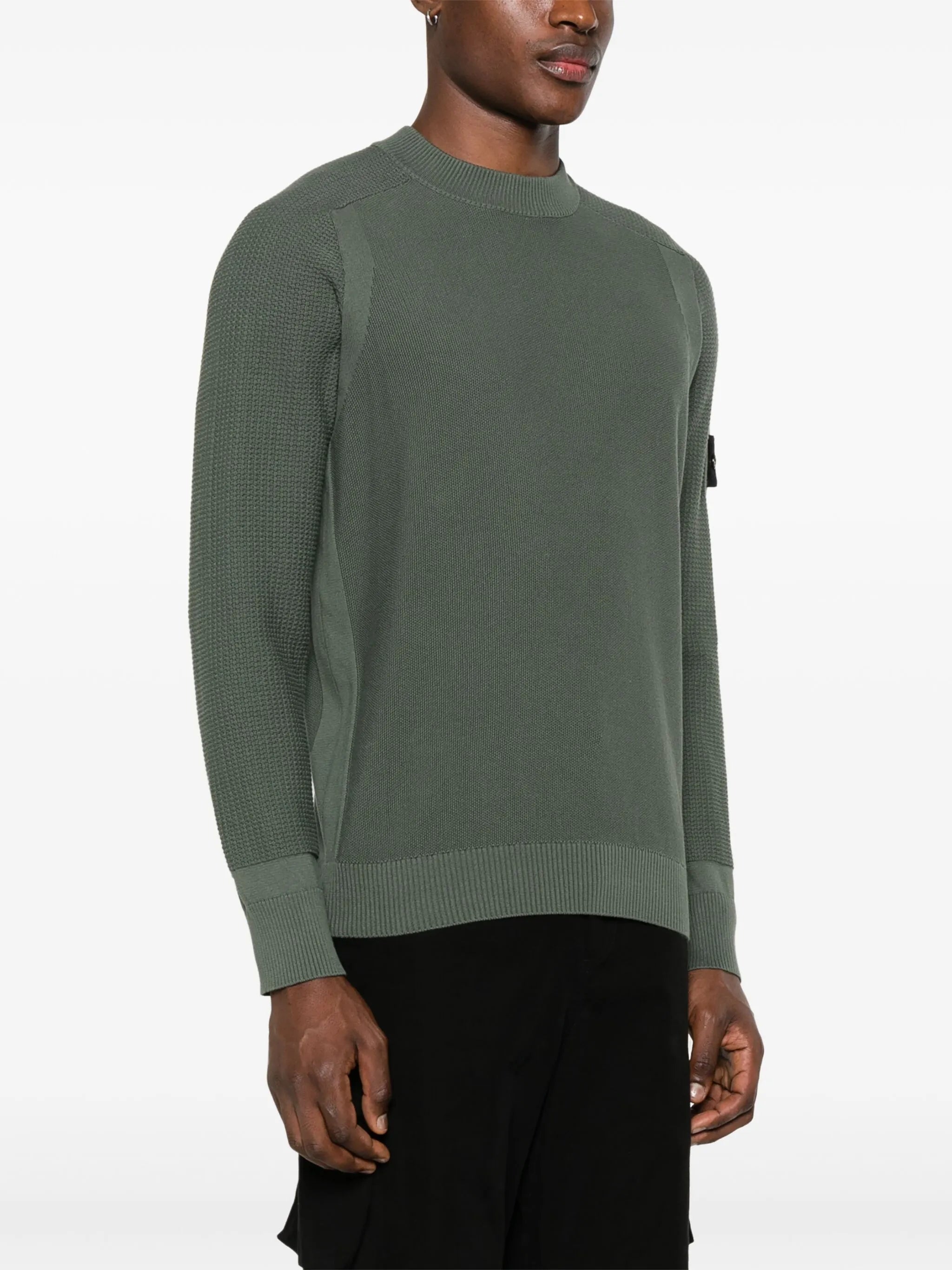 Compass-motif jumper