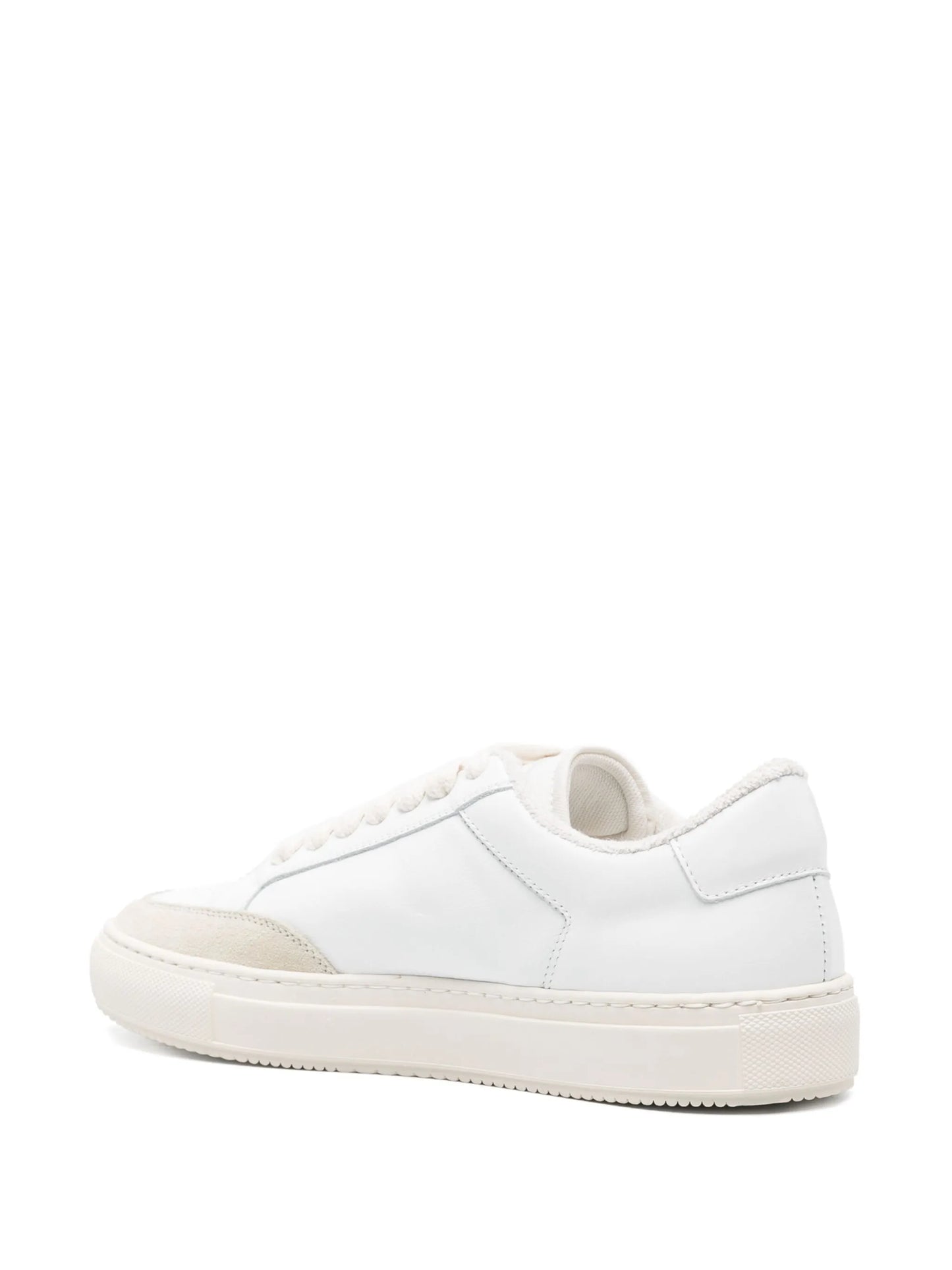 stamped-numbers leather sneakers