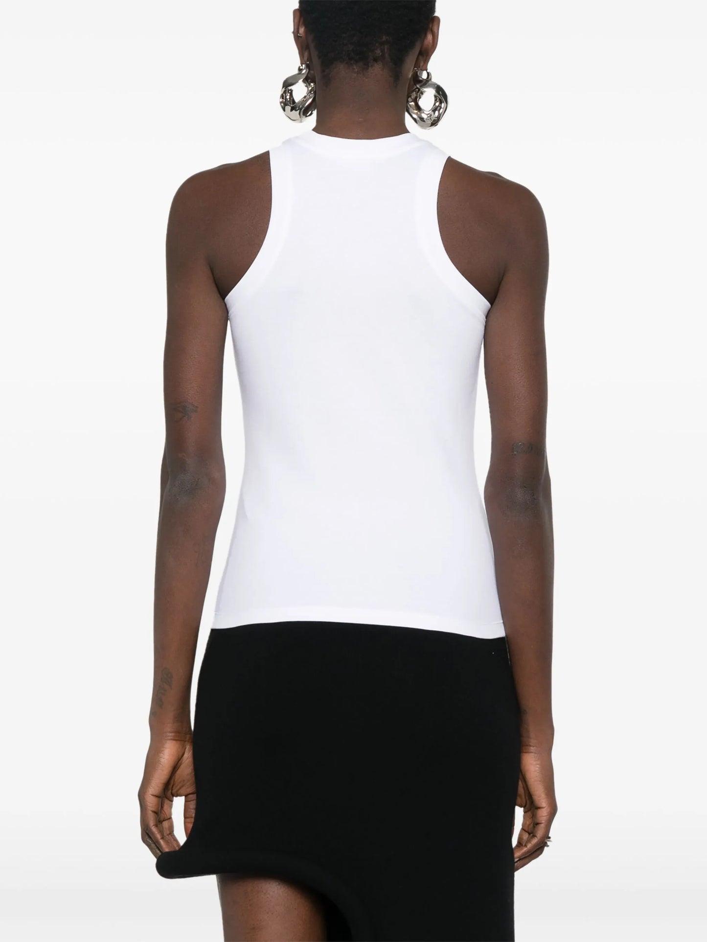 logo-embroidered top