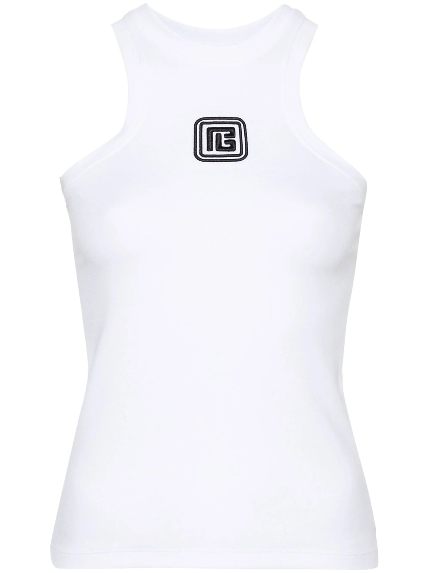 logo-embroidered top