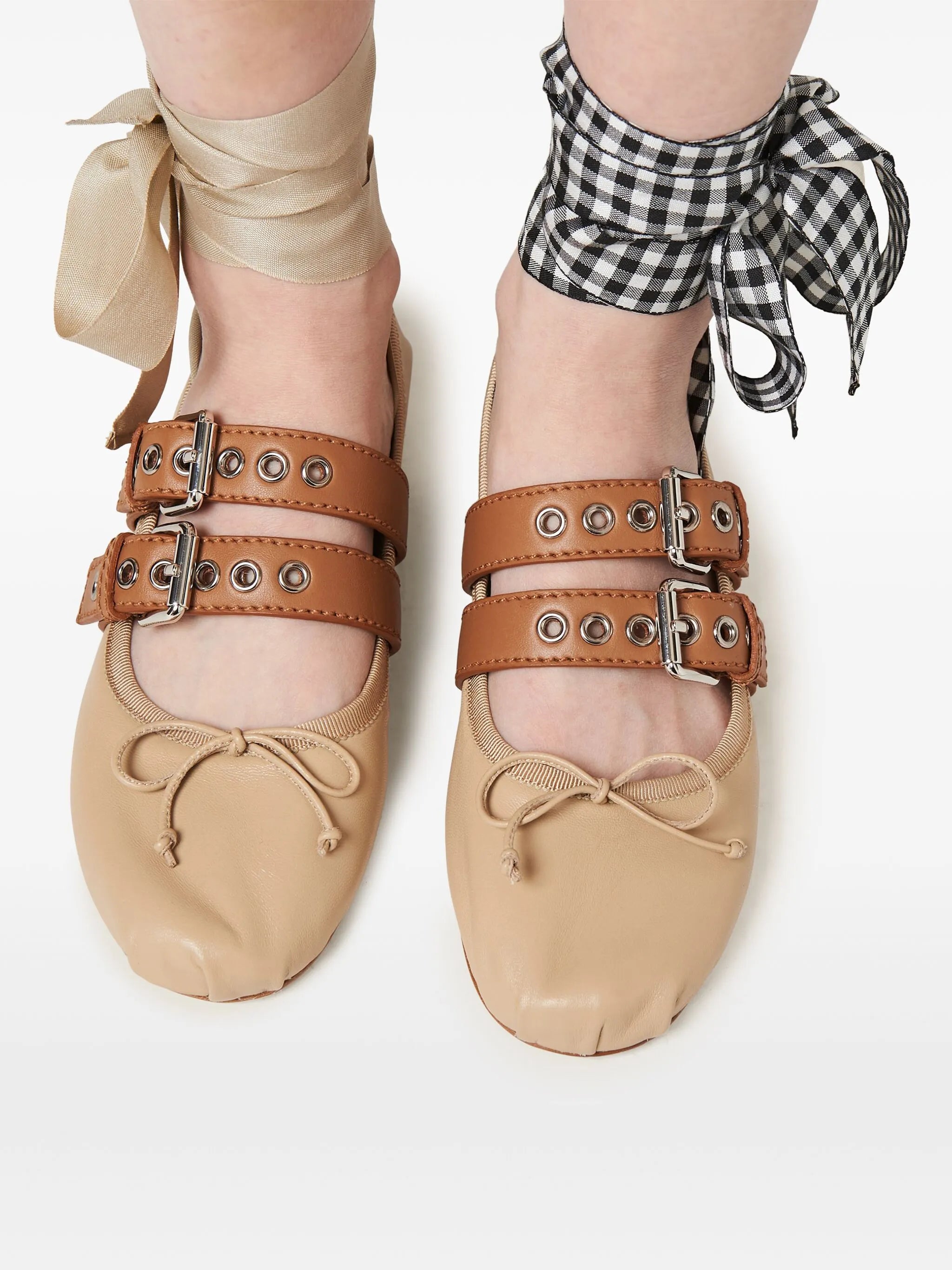 buckled ballet pumps