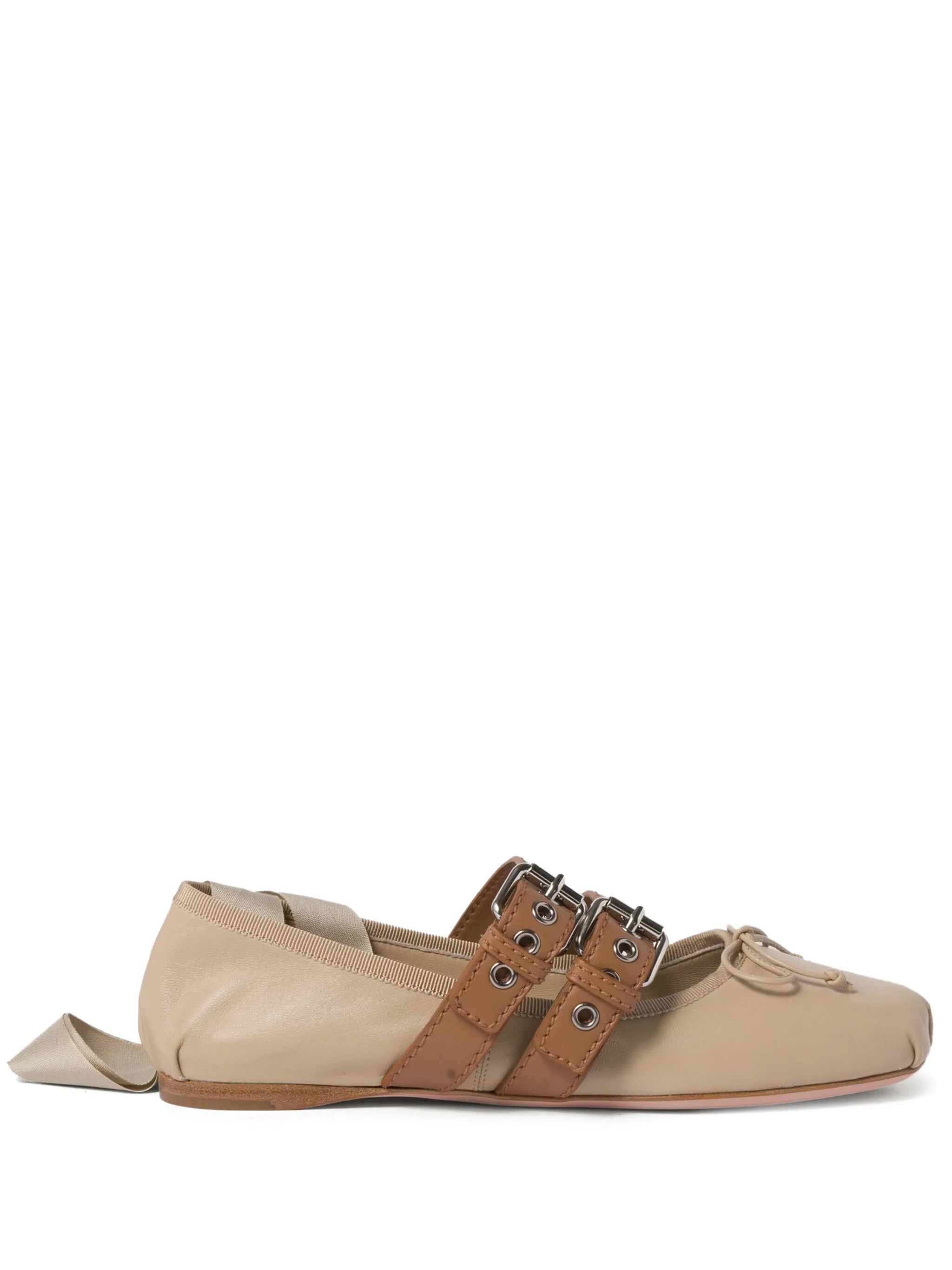 buckled ballet pumps