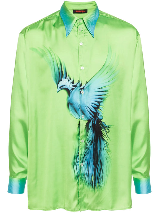 80´s Club satin shirt