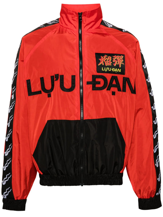 L-D colour-block windbreaker