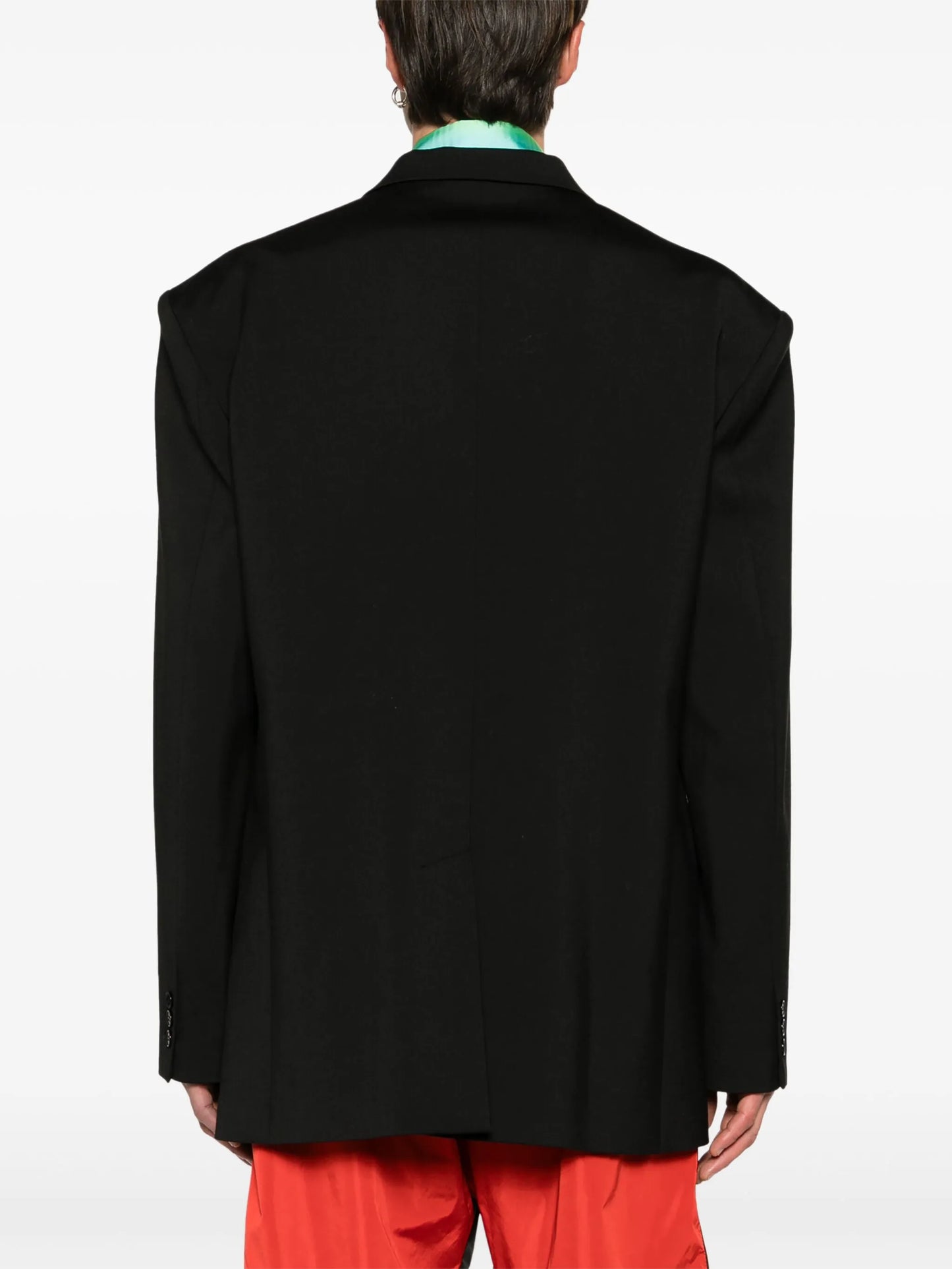 notched-lapels single-breasted blazer