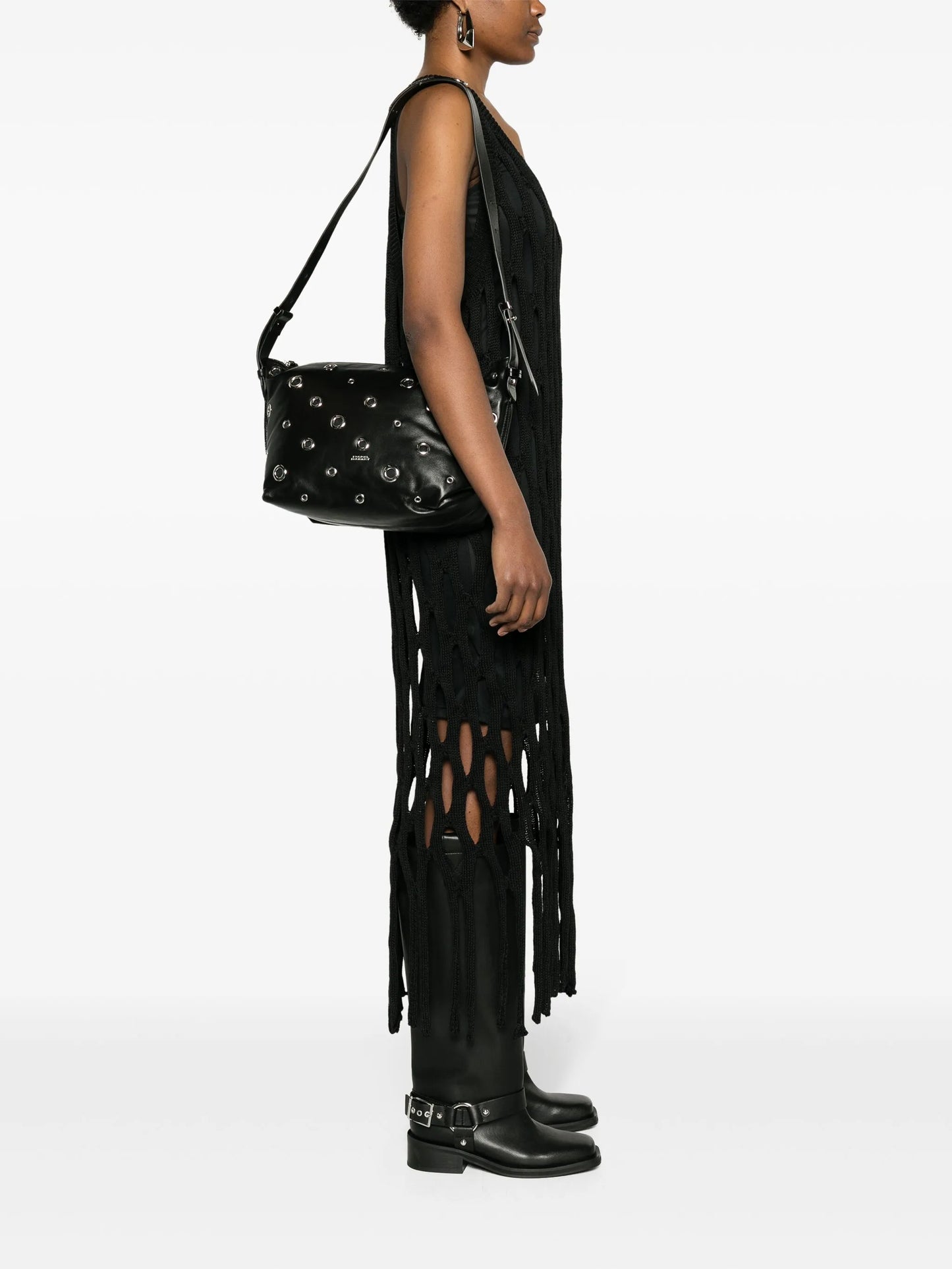 Leyden leather shoulder bag