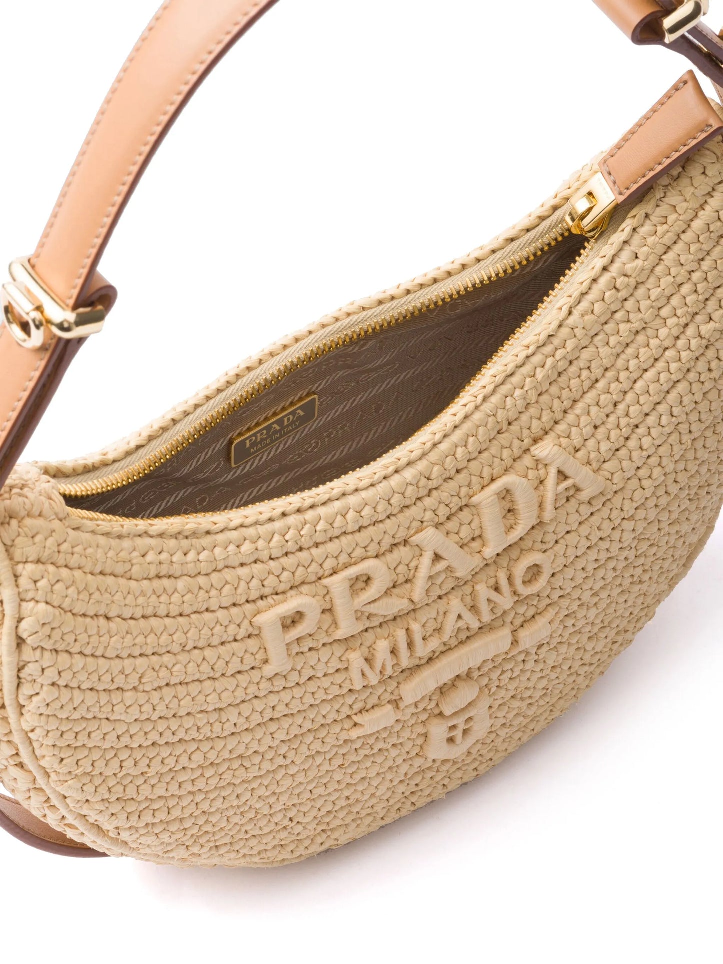Arqué woven shoulder bag