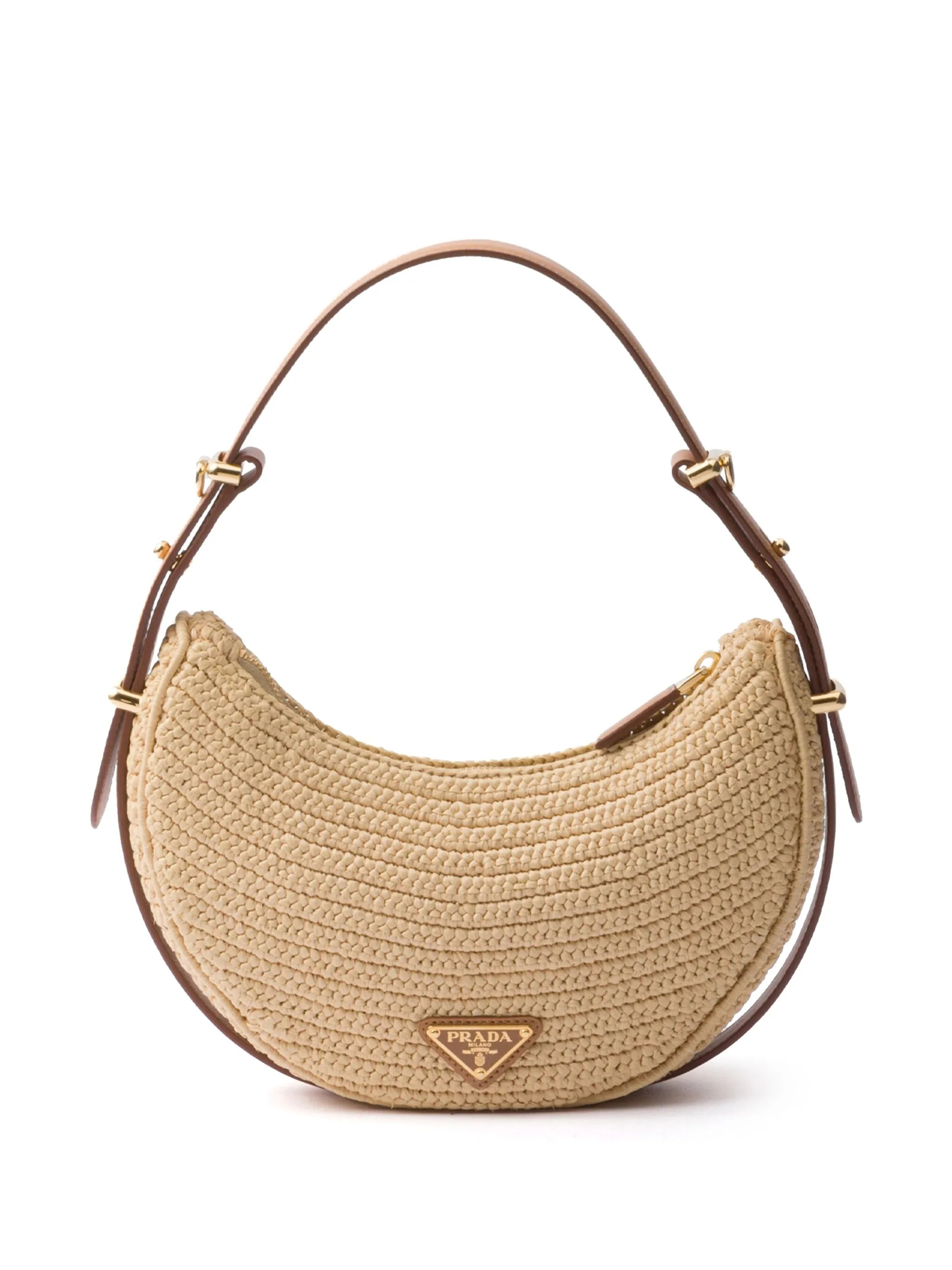 Arqué woven shoulder bag