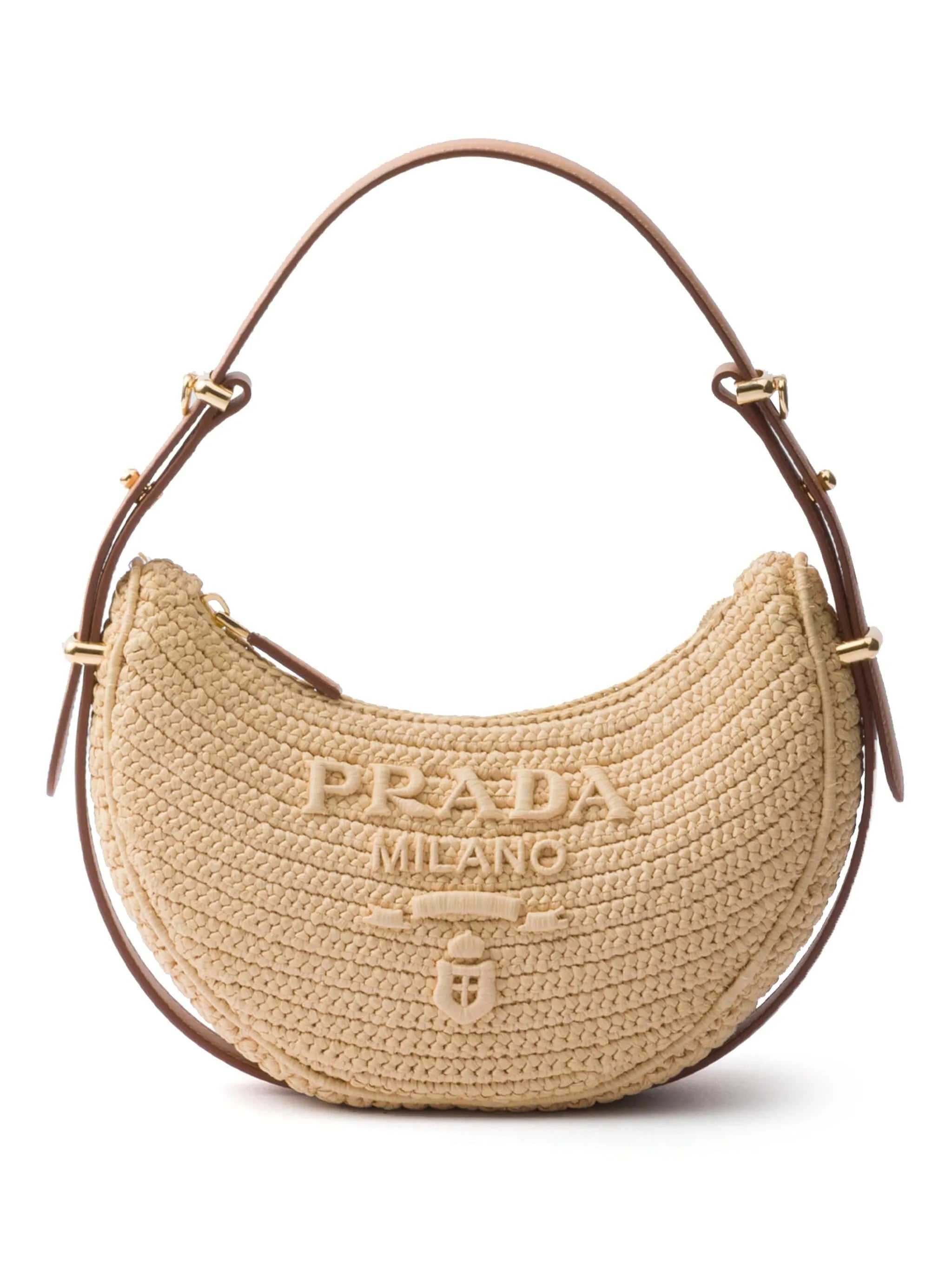 Arqué woven shoulder bag