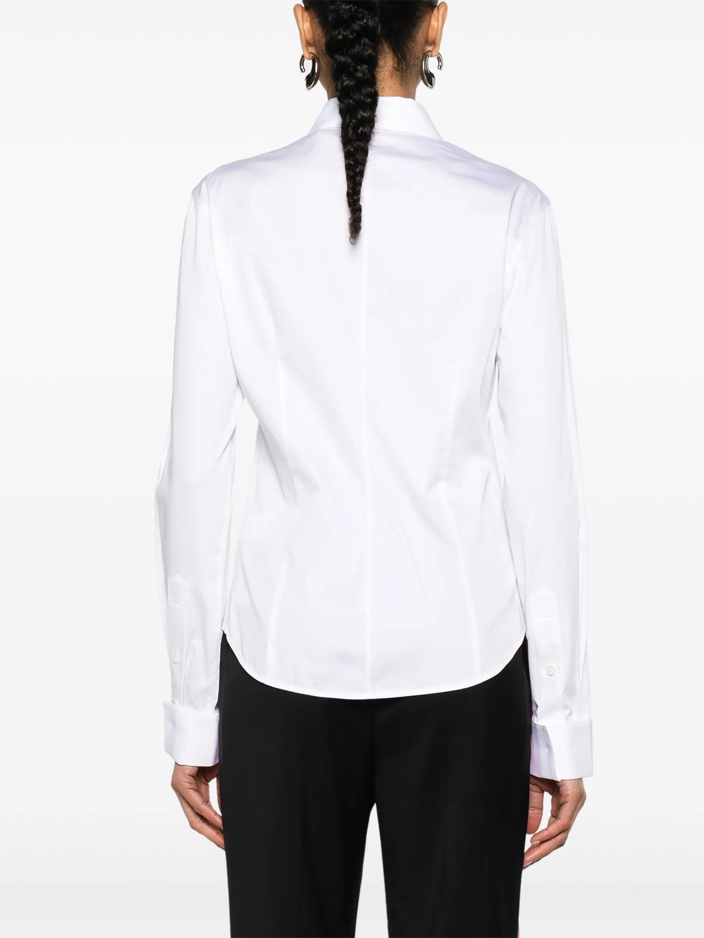classic-collar poplin shirt
