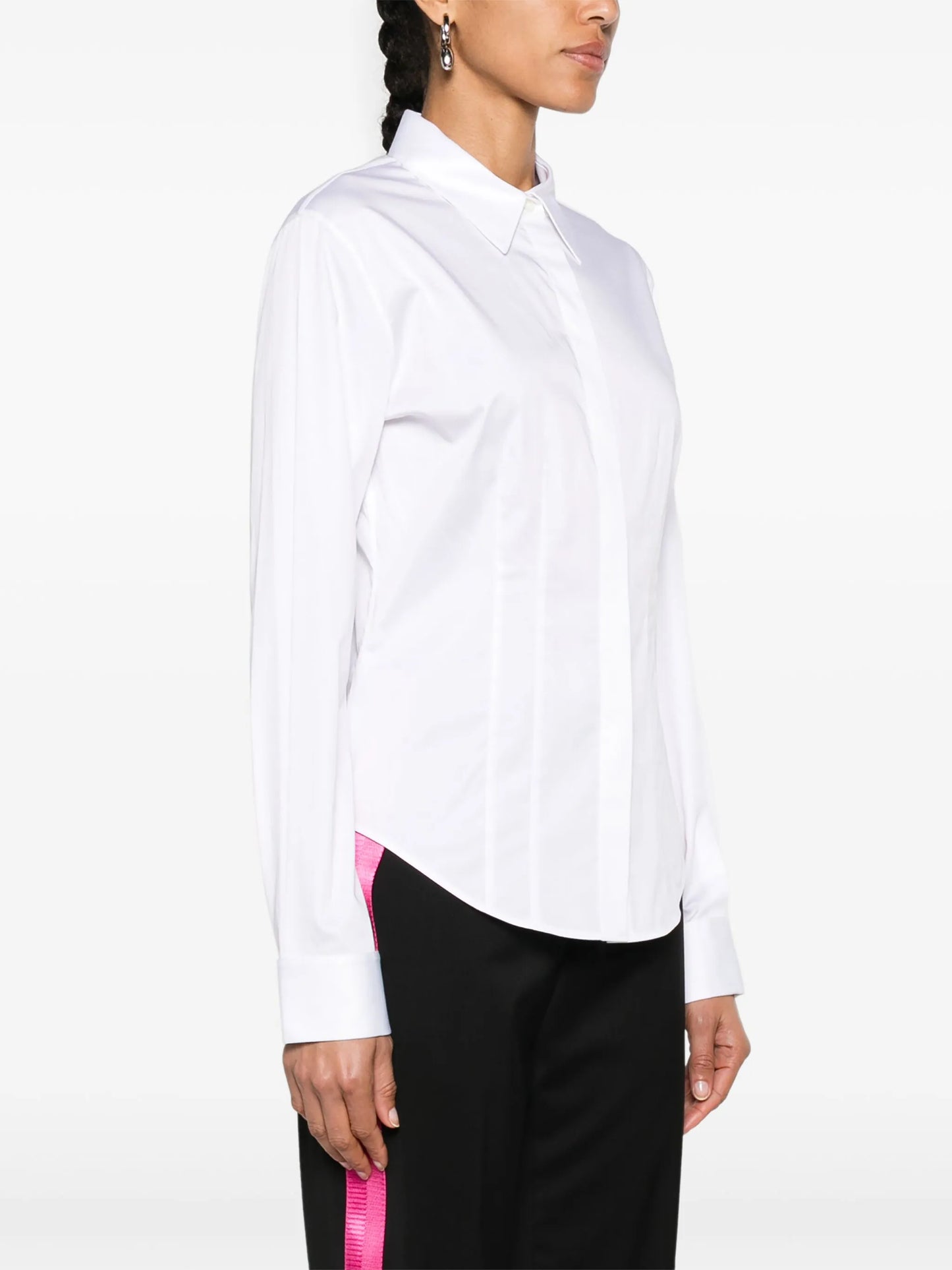 classic-collar poplin shirt