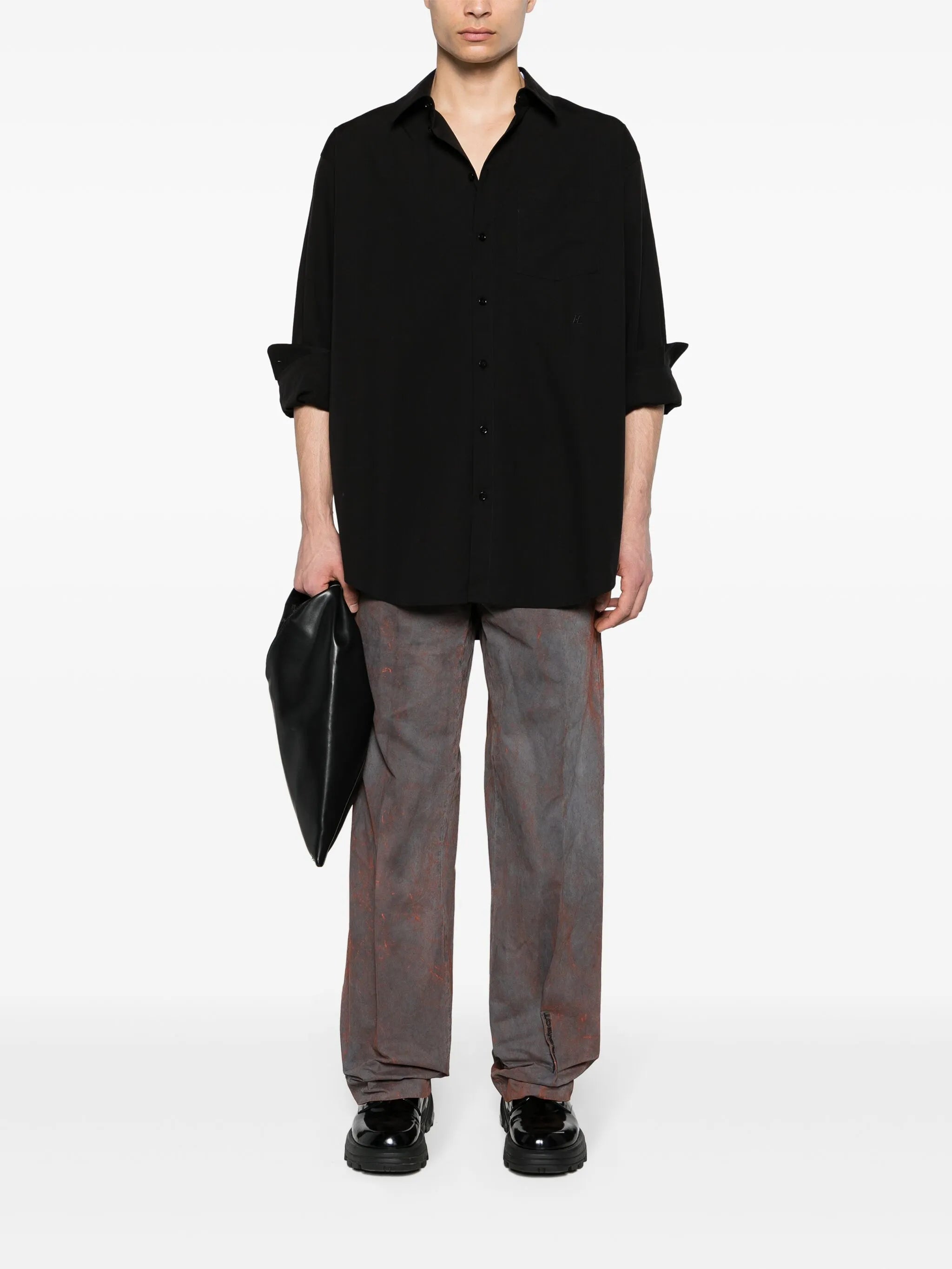 button-up cotton shirt