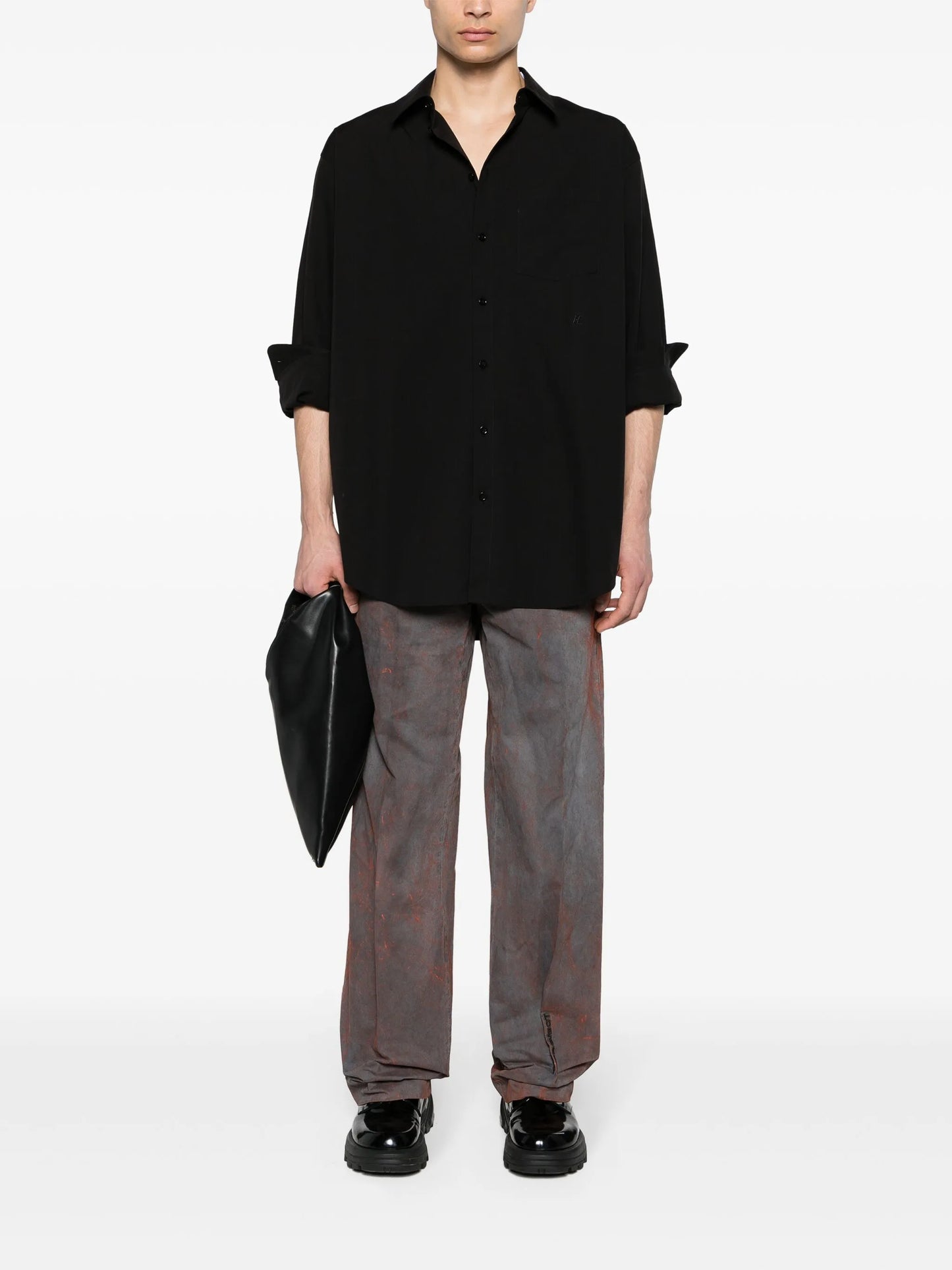 button-up cotton shirt